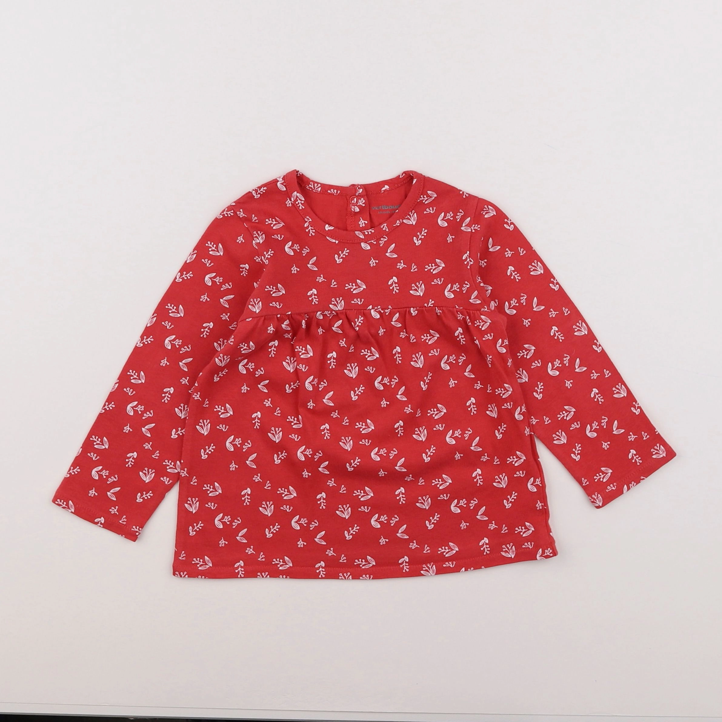 Vertbaudet - robe rouge - 18 mois