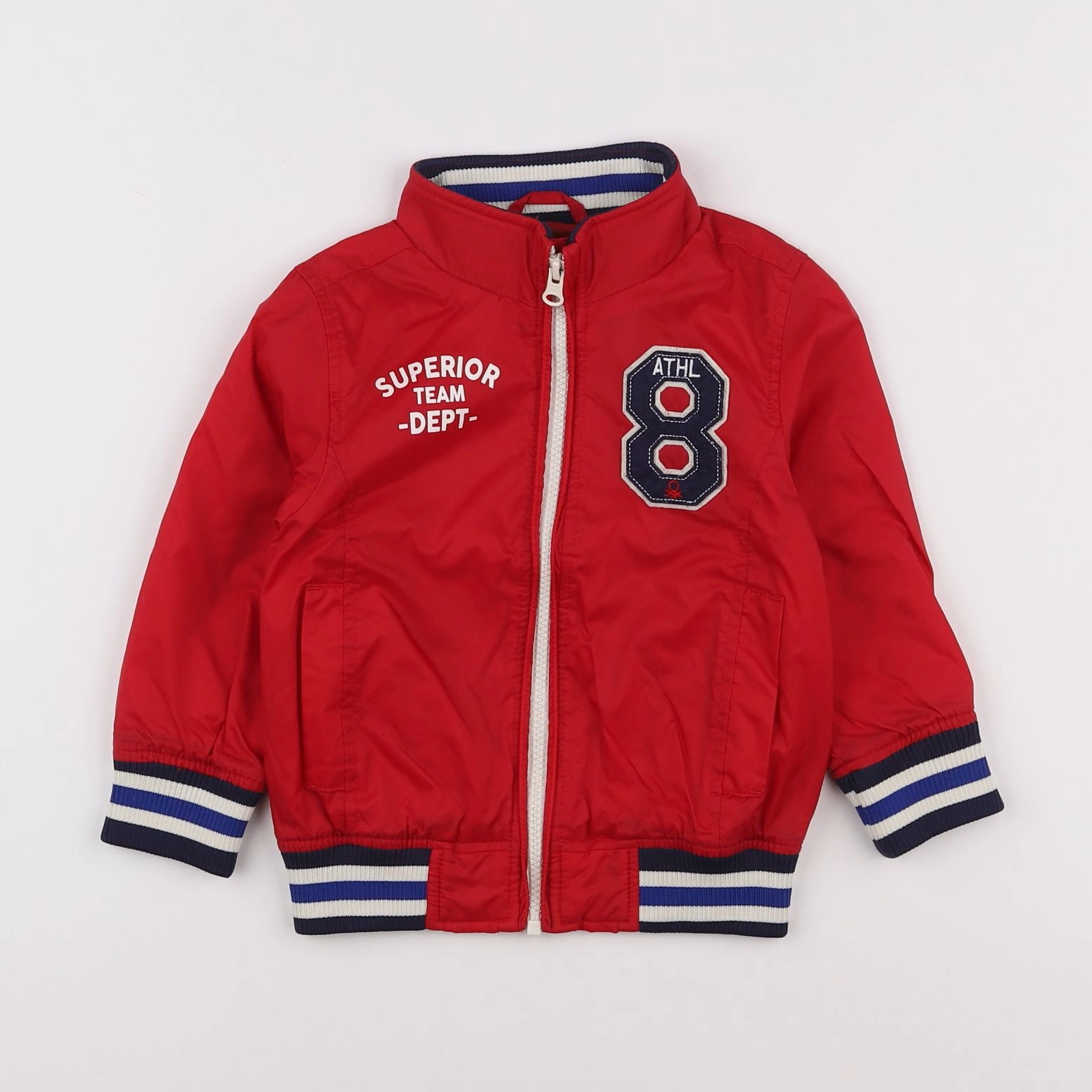 Benetton - veste rouge - 2 ans