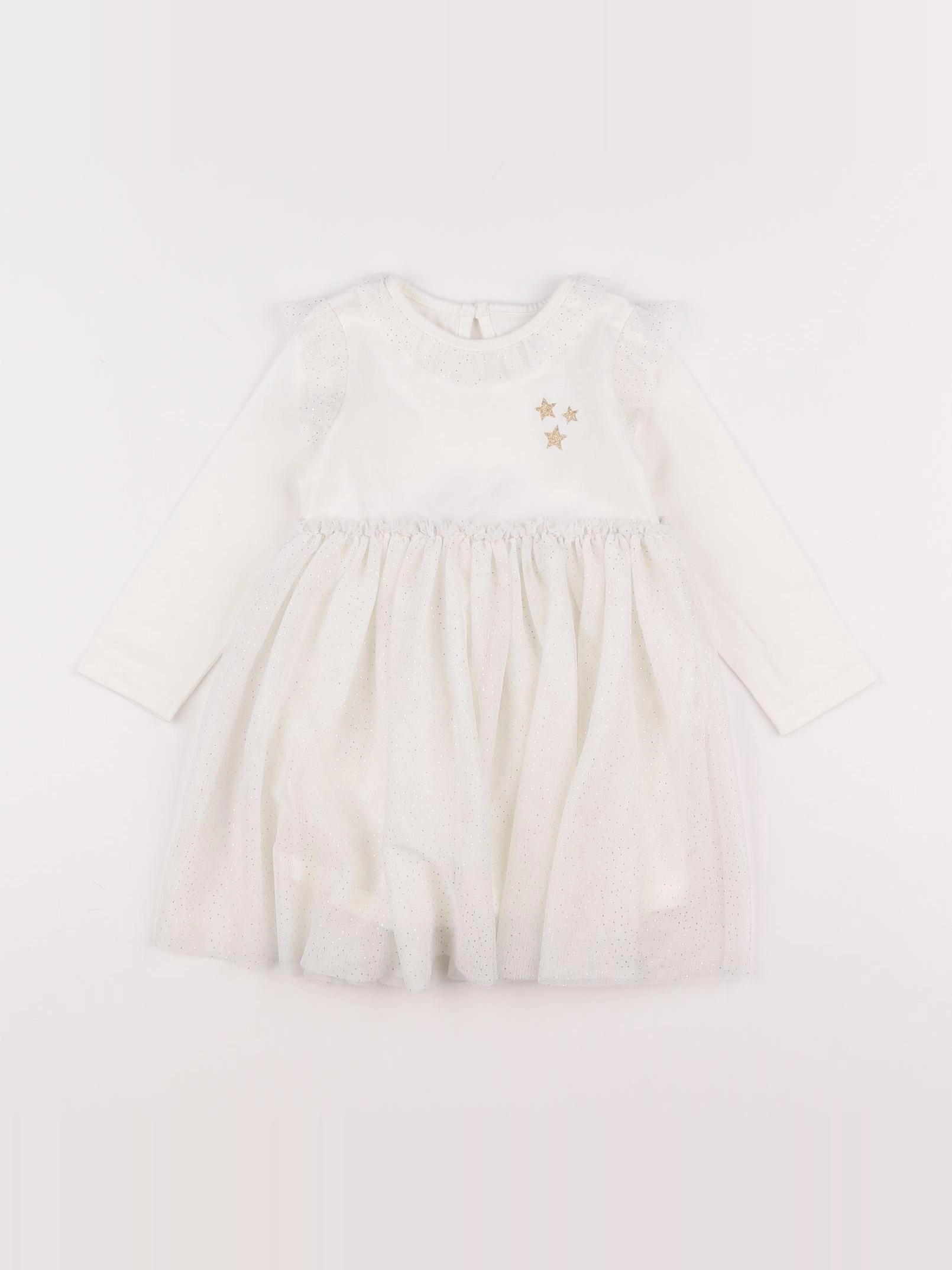 Vertbaudet - robe blanc - 18 mois