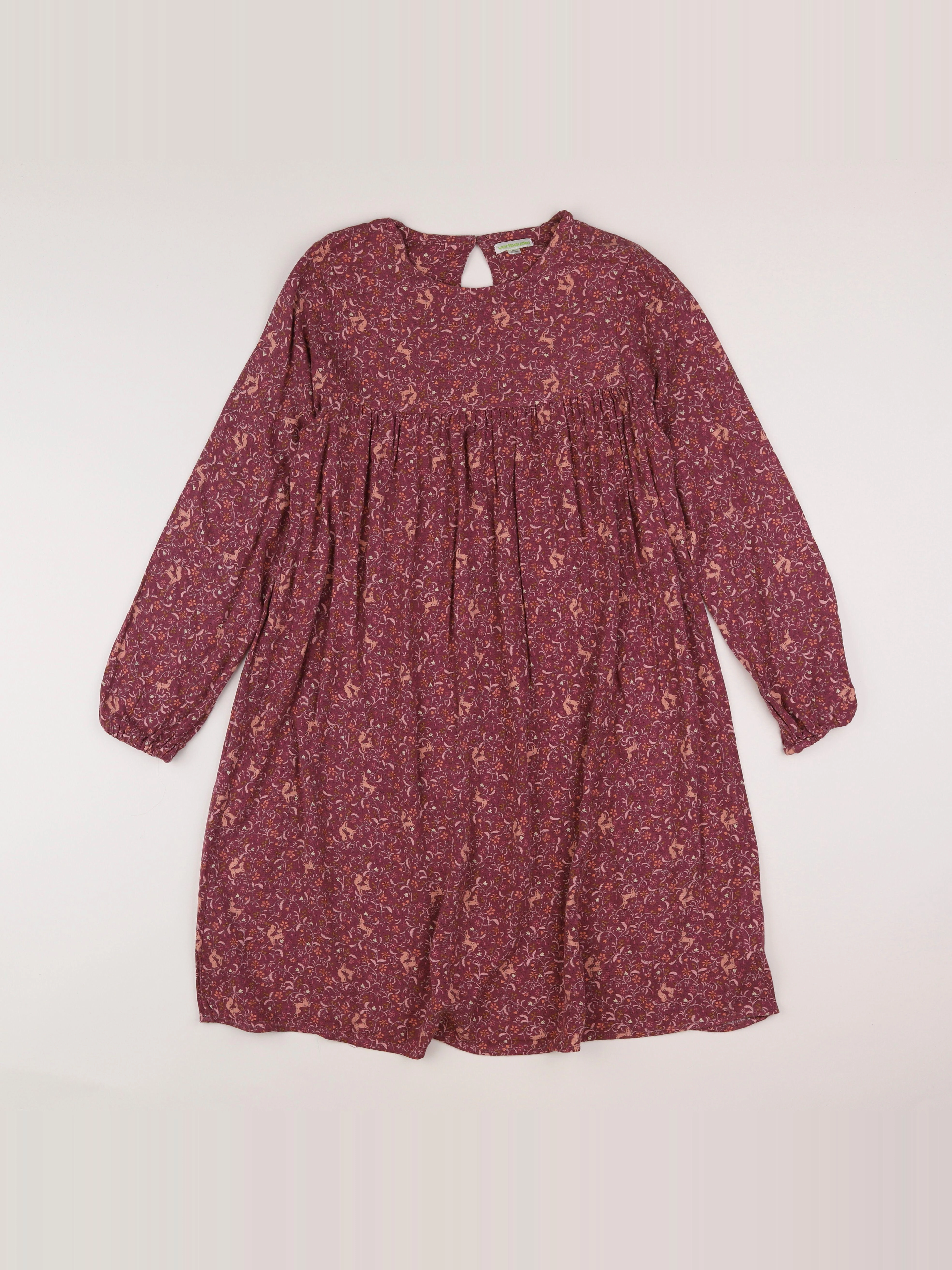 Vertbaudet - robe rose - 14 ans