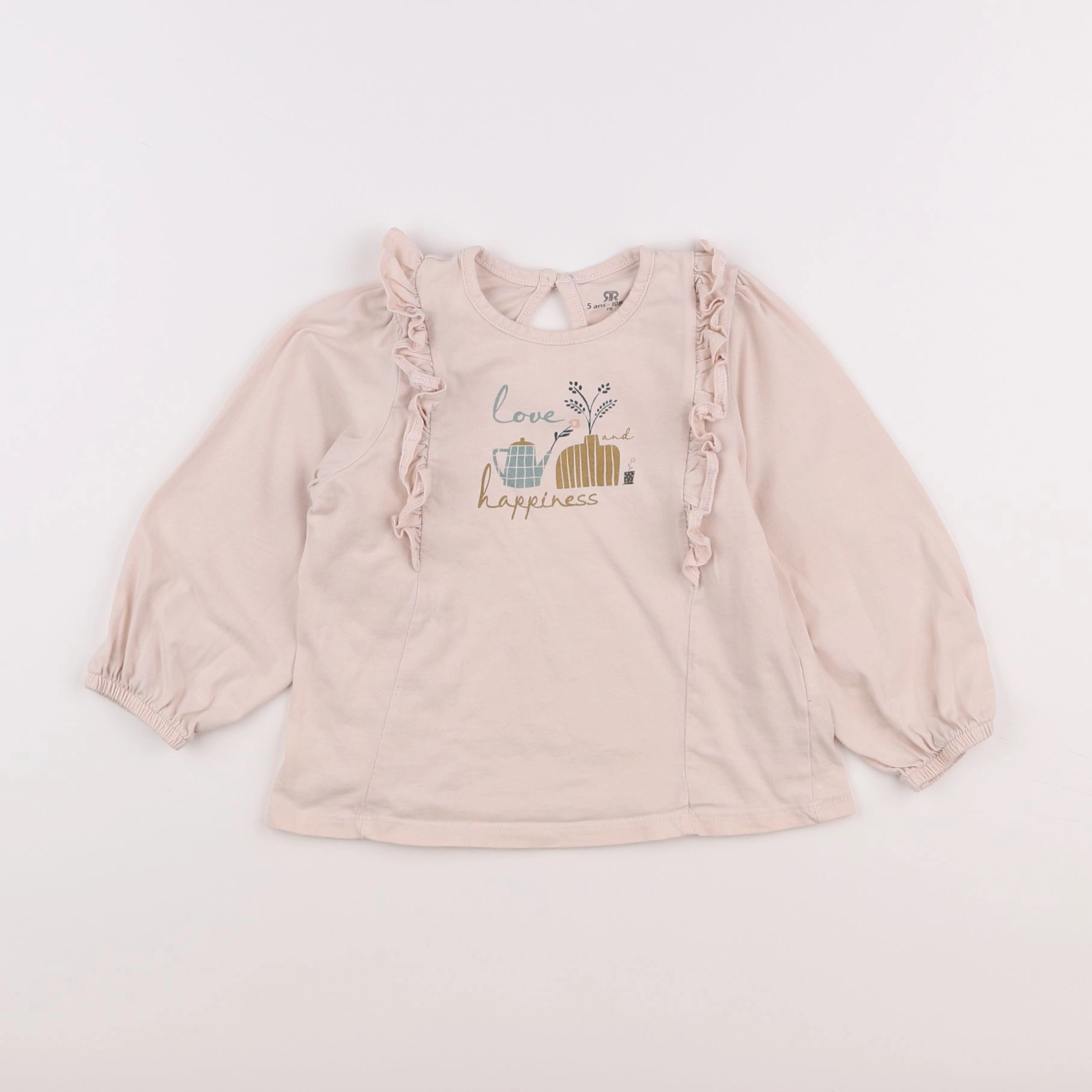 La Redoute - tee-shirt rose - 5 ans