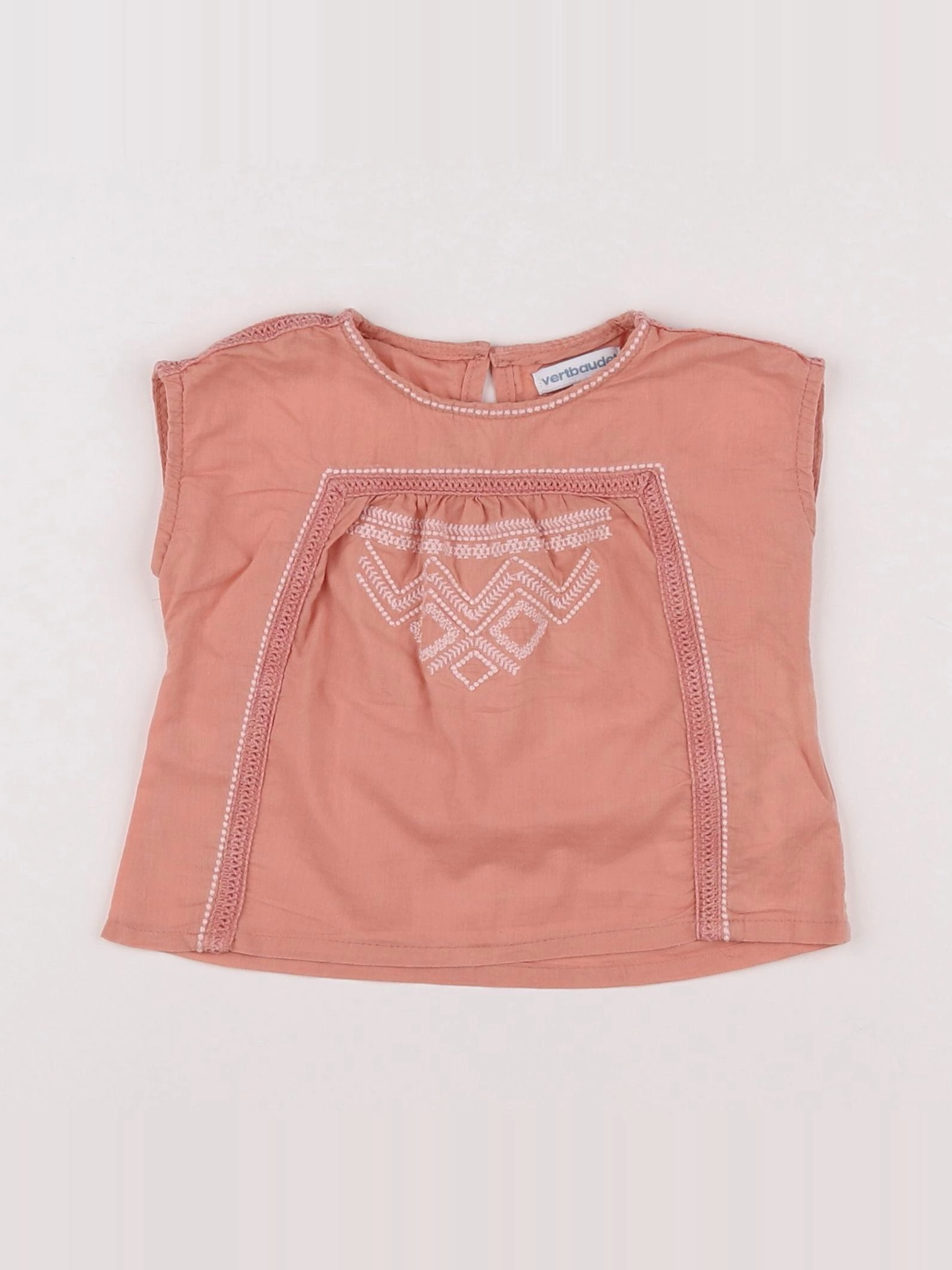 Vertbaudet - blouse rose - 12 mois