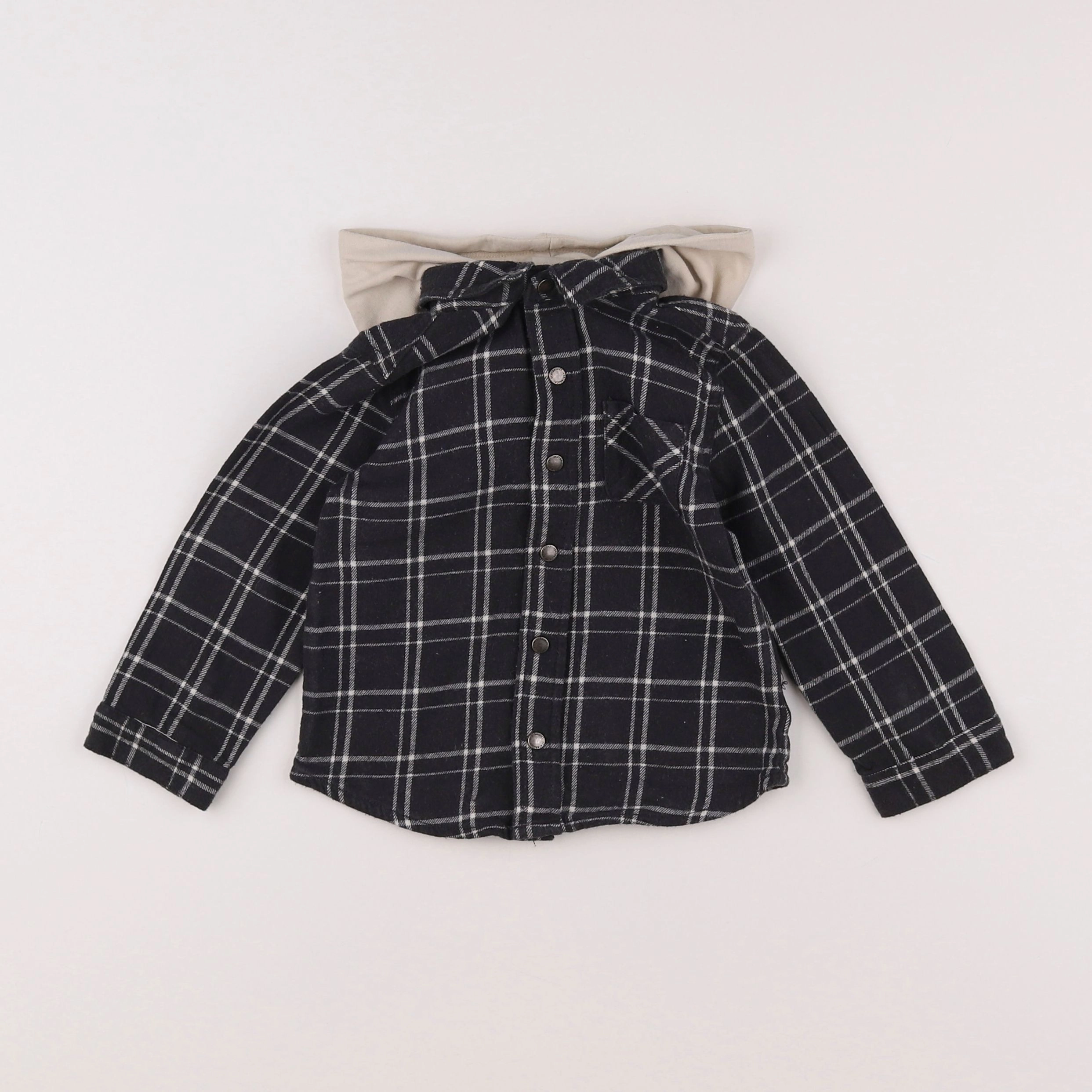 Vertbaudet - chemise noir - 2 ans