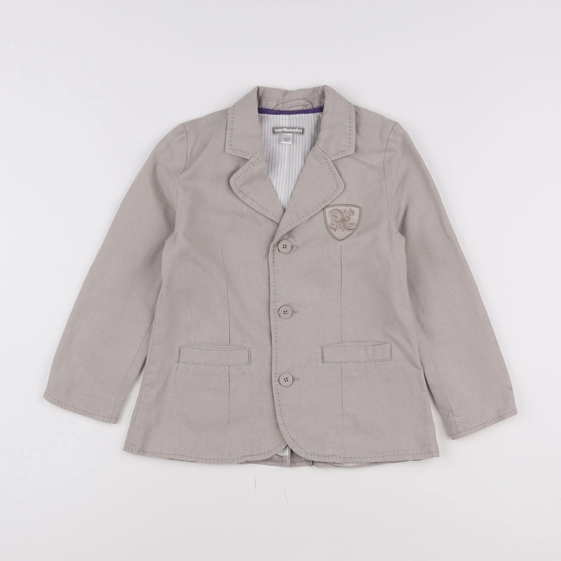 Vertbaudet - veste beige - 5 ans