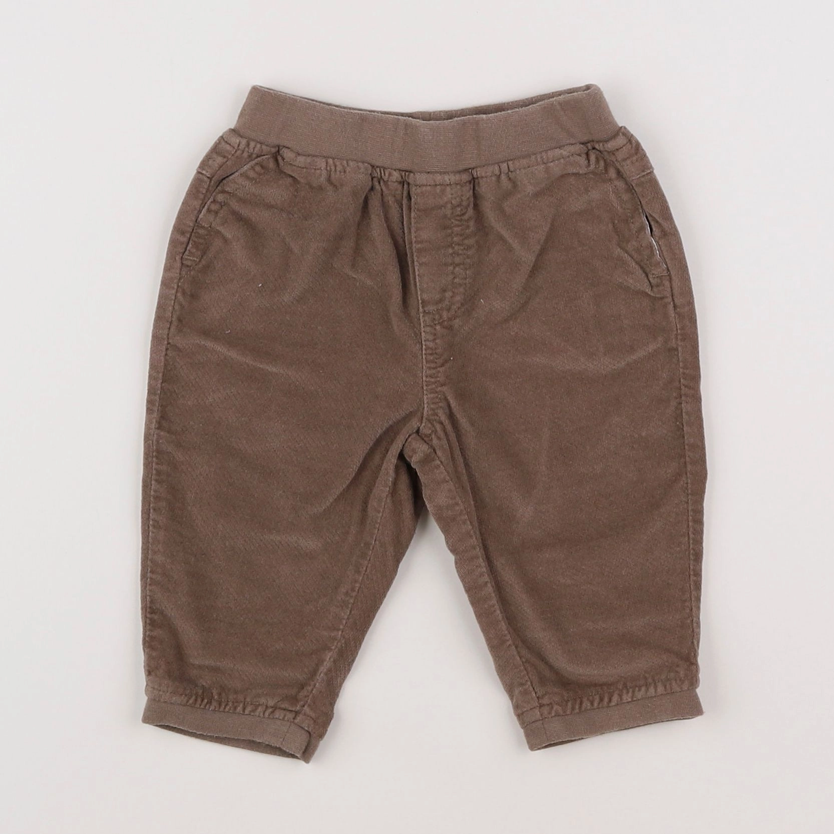 Vertbaudet - pantalon marron - 6 mois