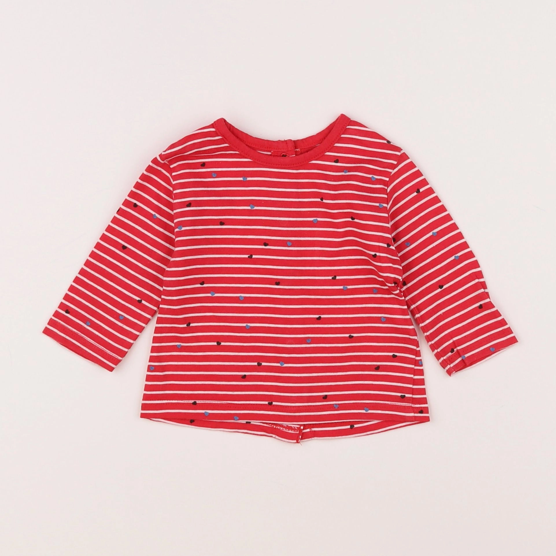 Vertbaudet - tee-shirt blanc - 3 mois