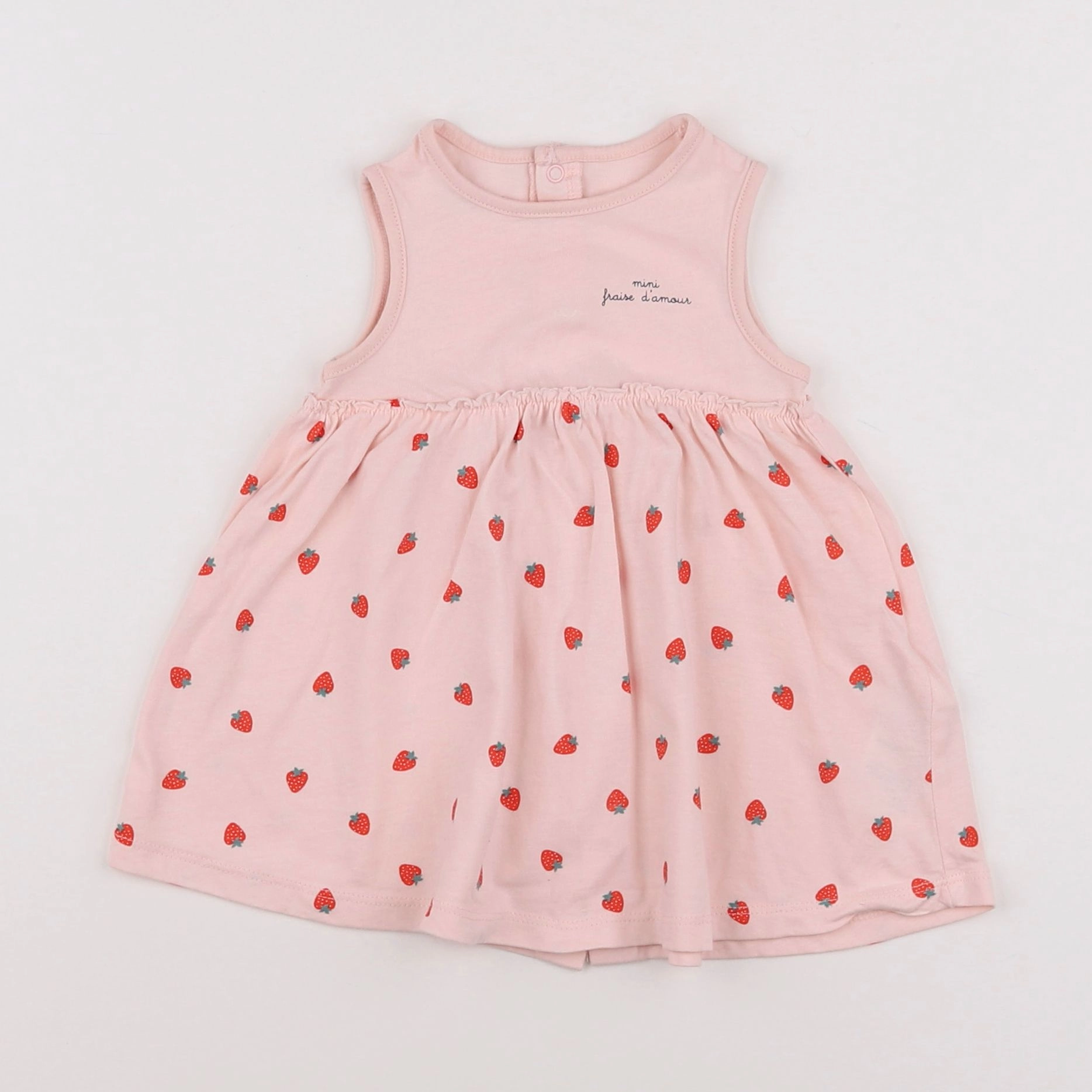 Vertbaudet - robe rose - 3 mois
