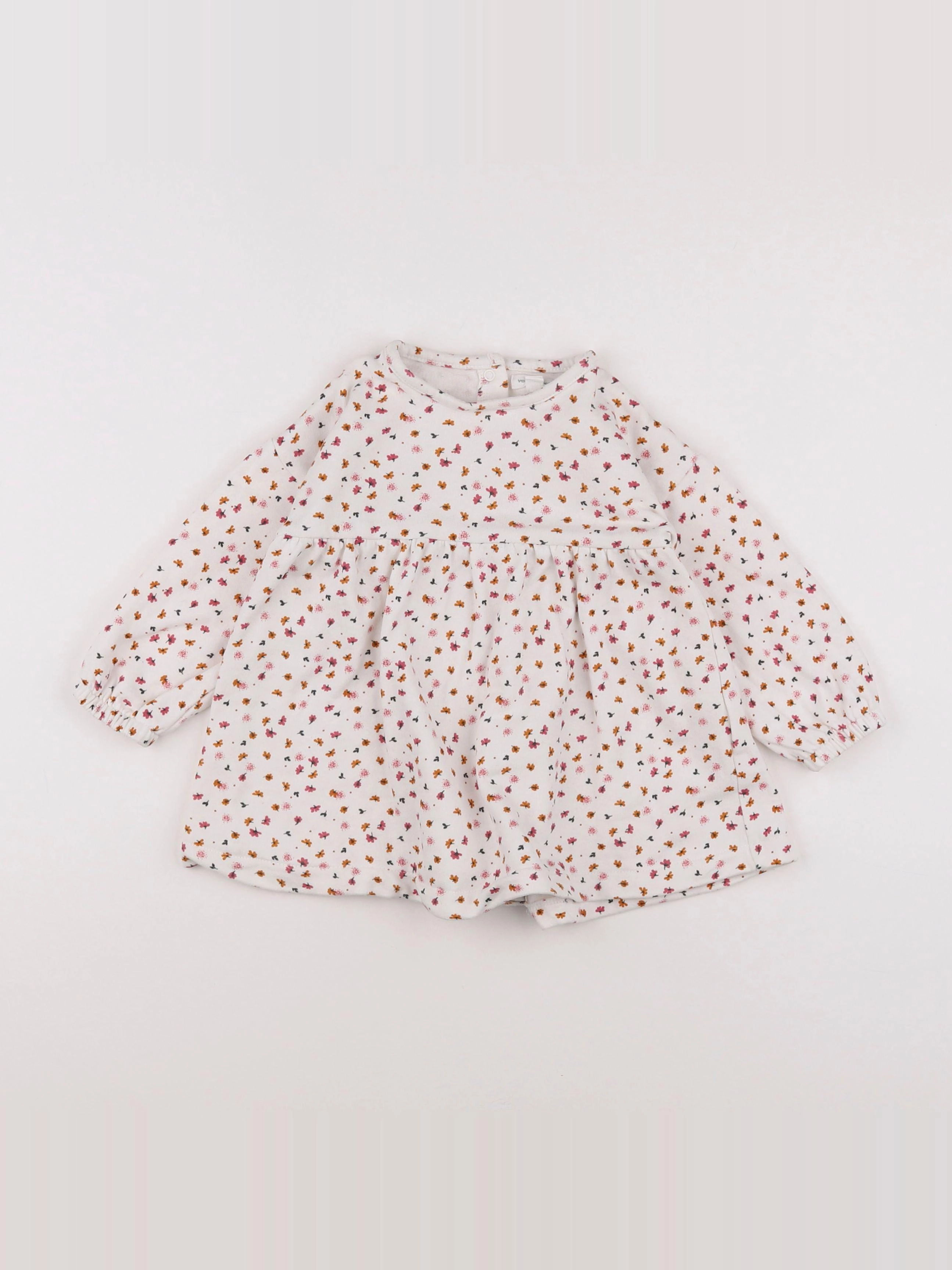 Vertbaudet - robe beige - 18 mois