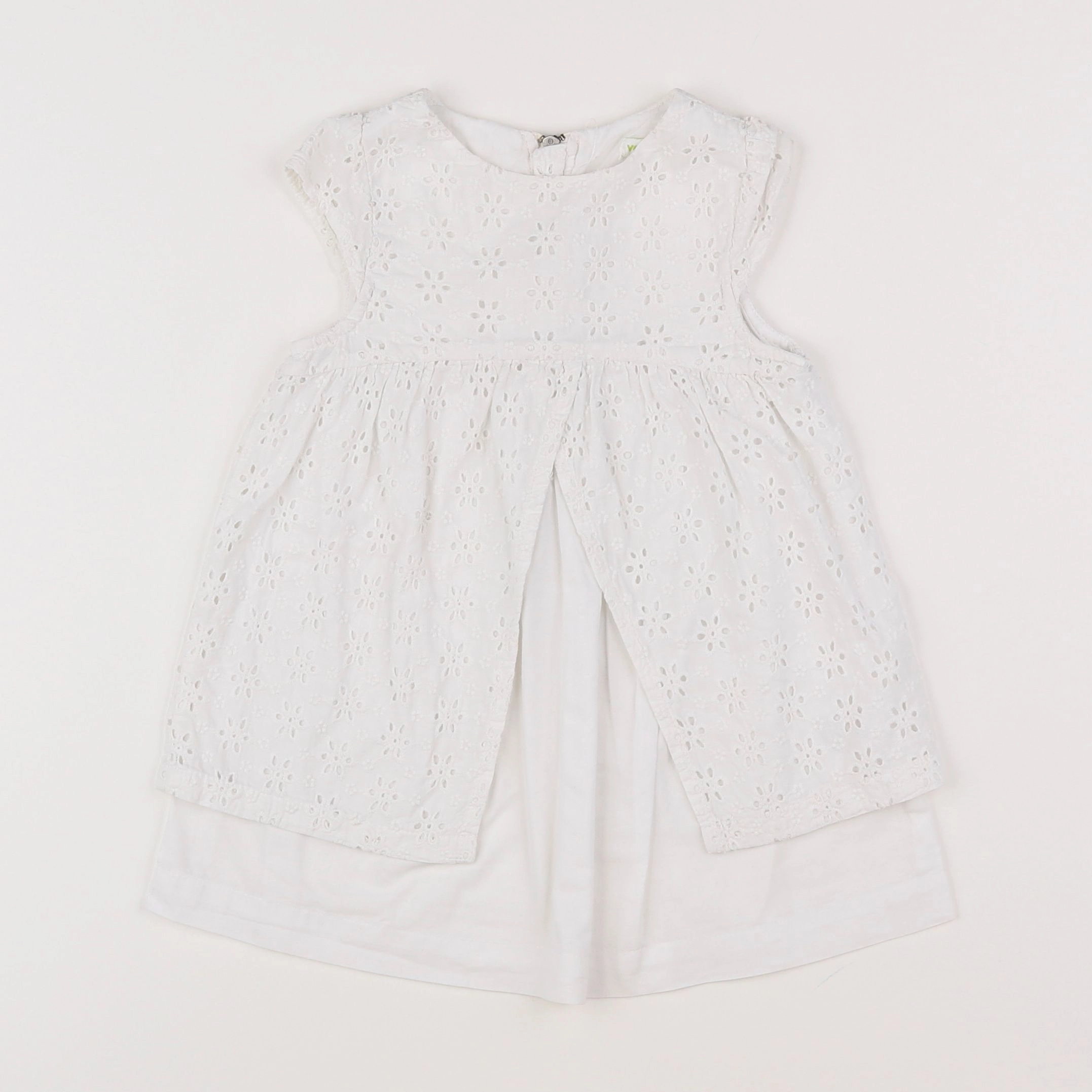 Vertbaudet - robe blanc - 2 ans