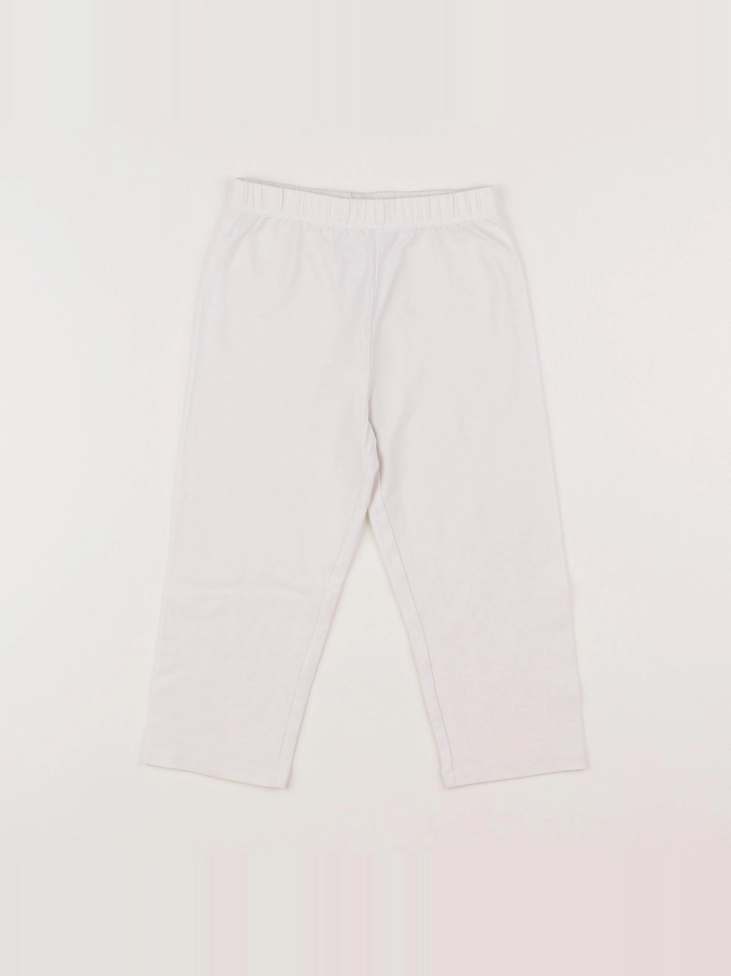 Vertbaudet - legging blanc - 8 ans