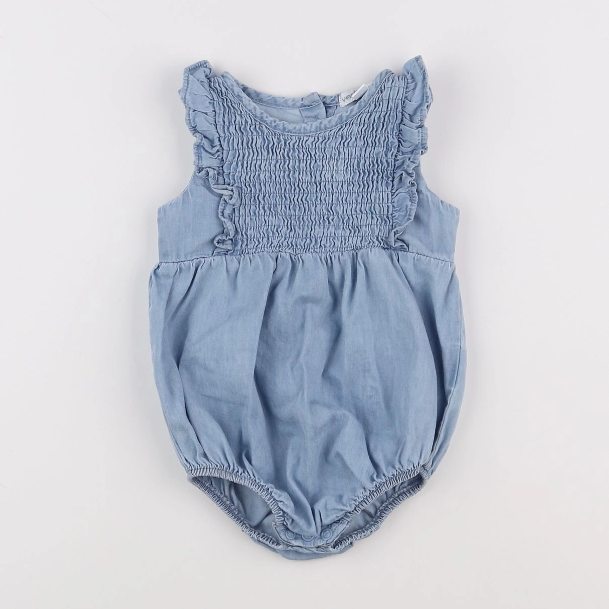 Vertbaudet - combinaison bleu - 9 mois