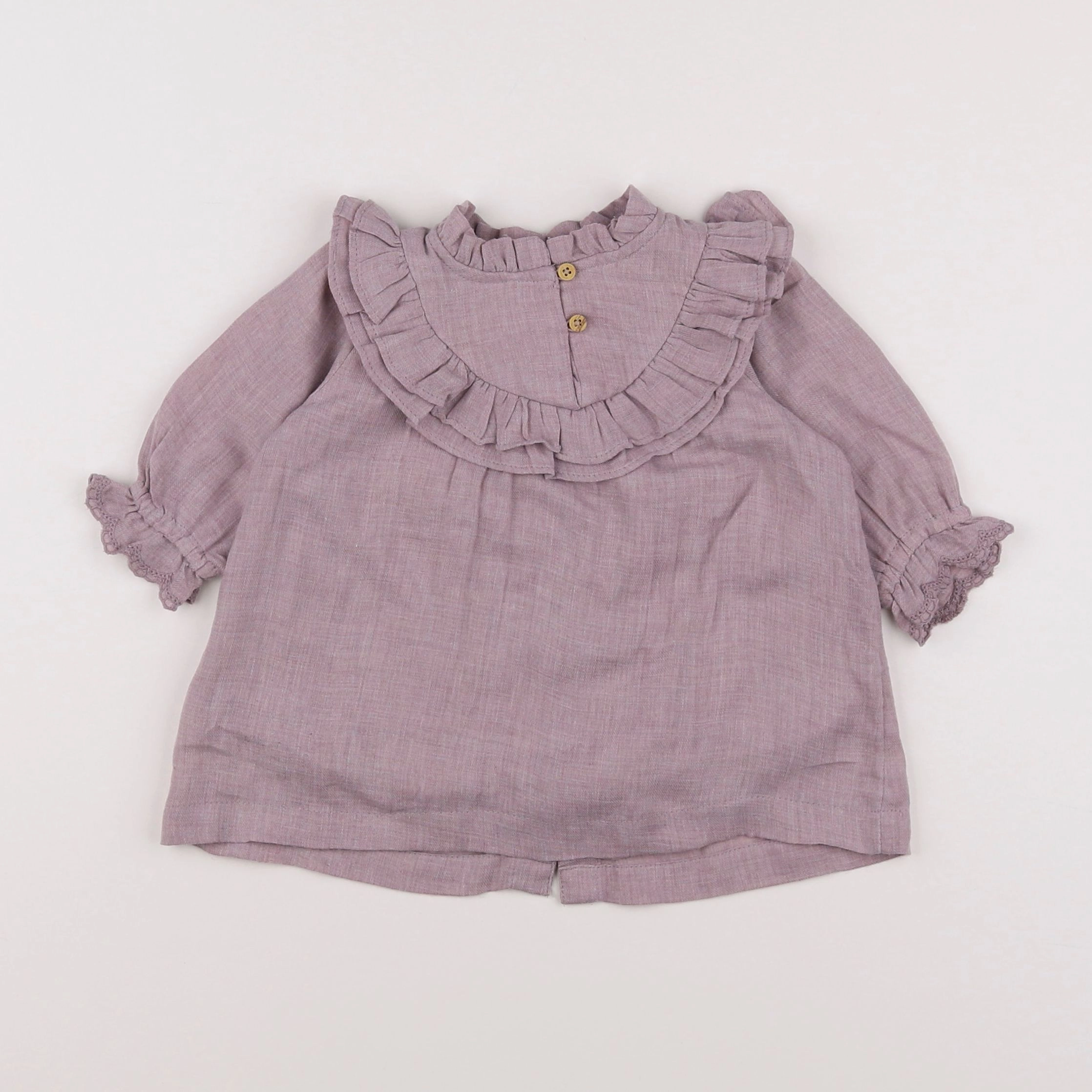 Vertbaudet - robe violet - 3 mois