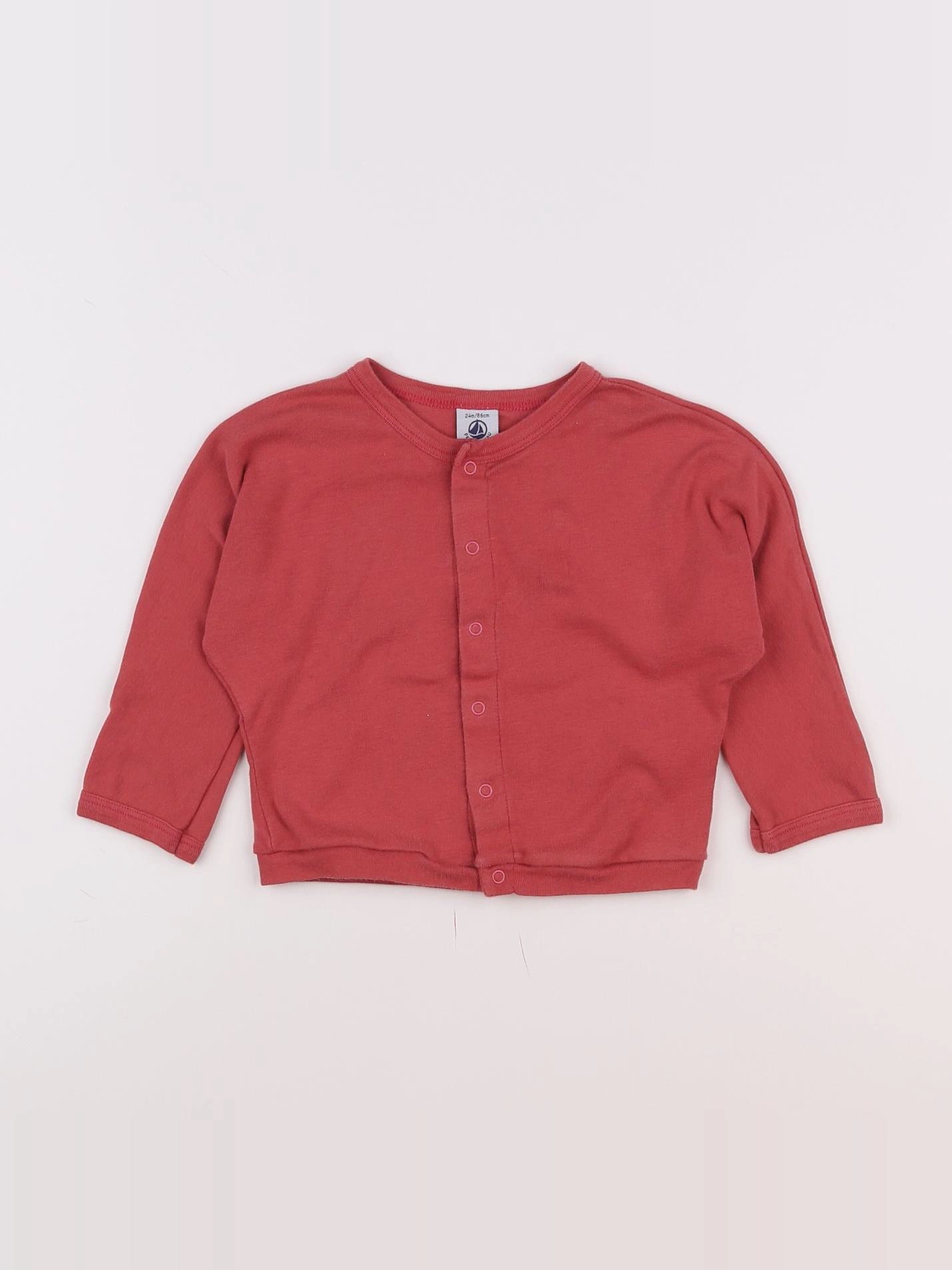 Petit Bateau - tee-shirt rose - 2 ans