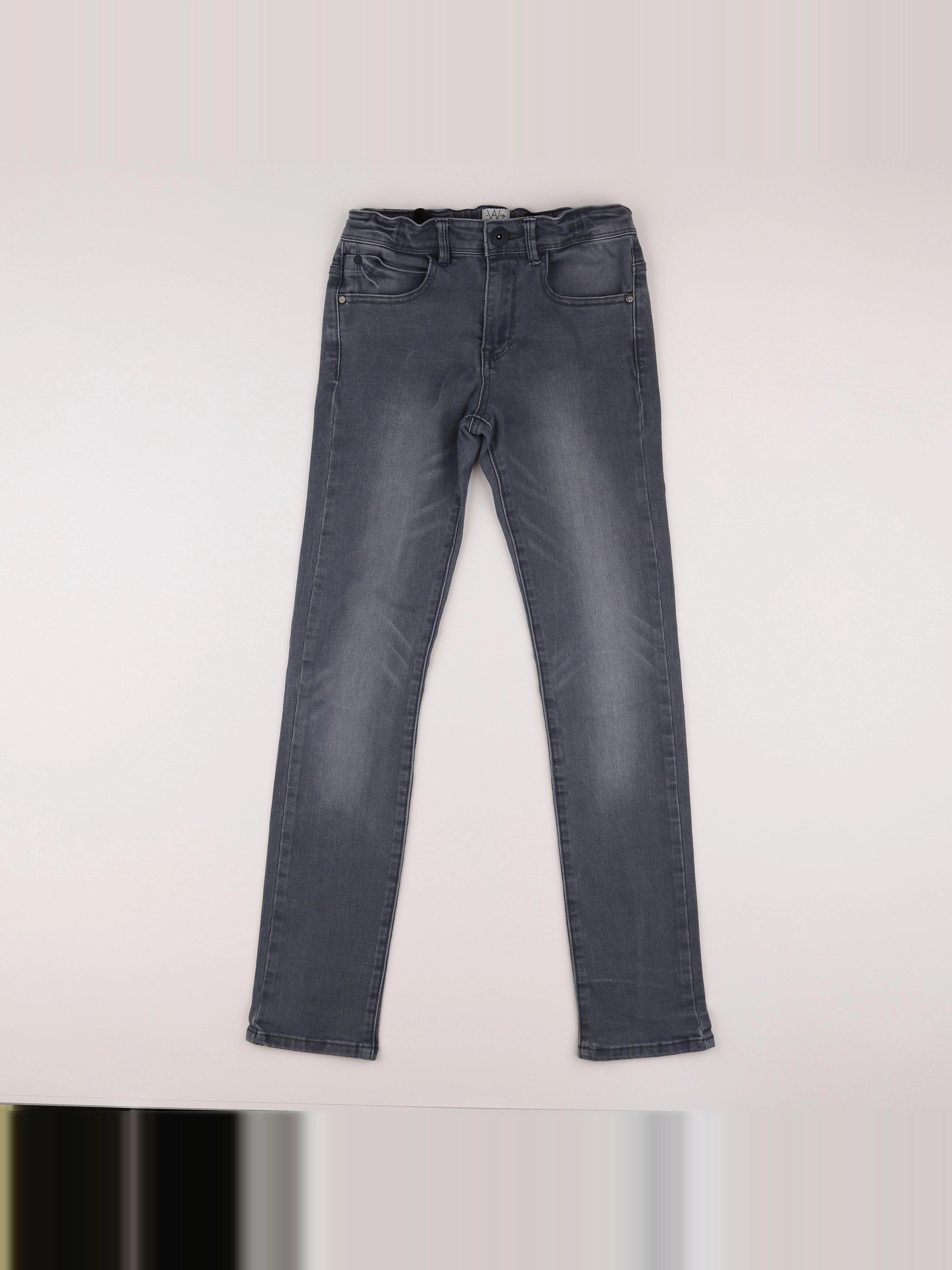 IKKS - jean gris - 12/13 ans