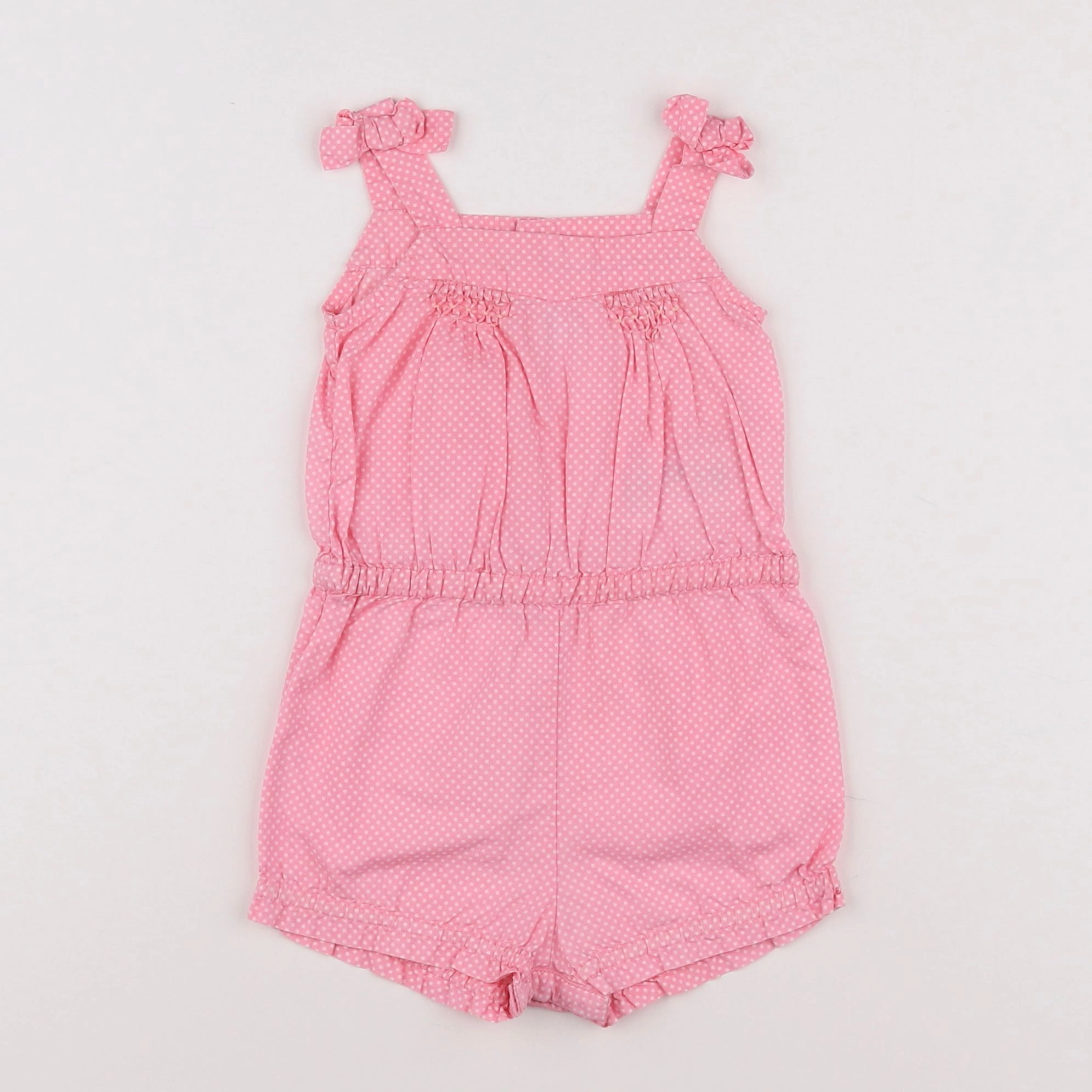 Jacadi - combinaison rose, blanc - 6 mois
