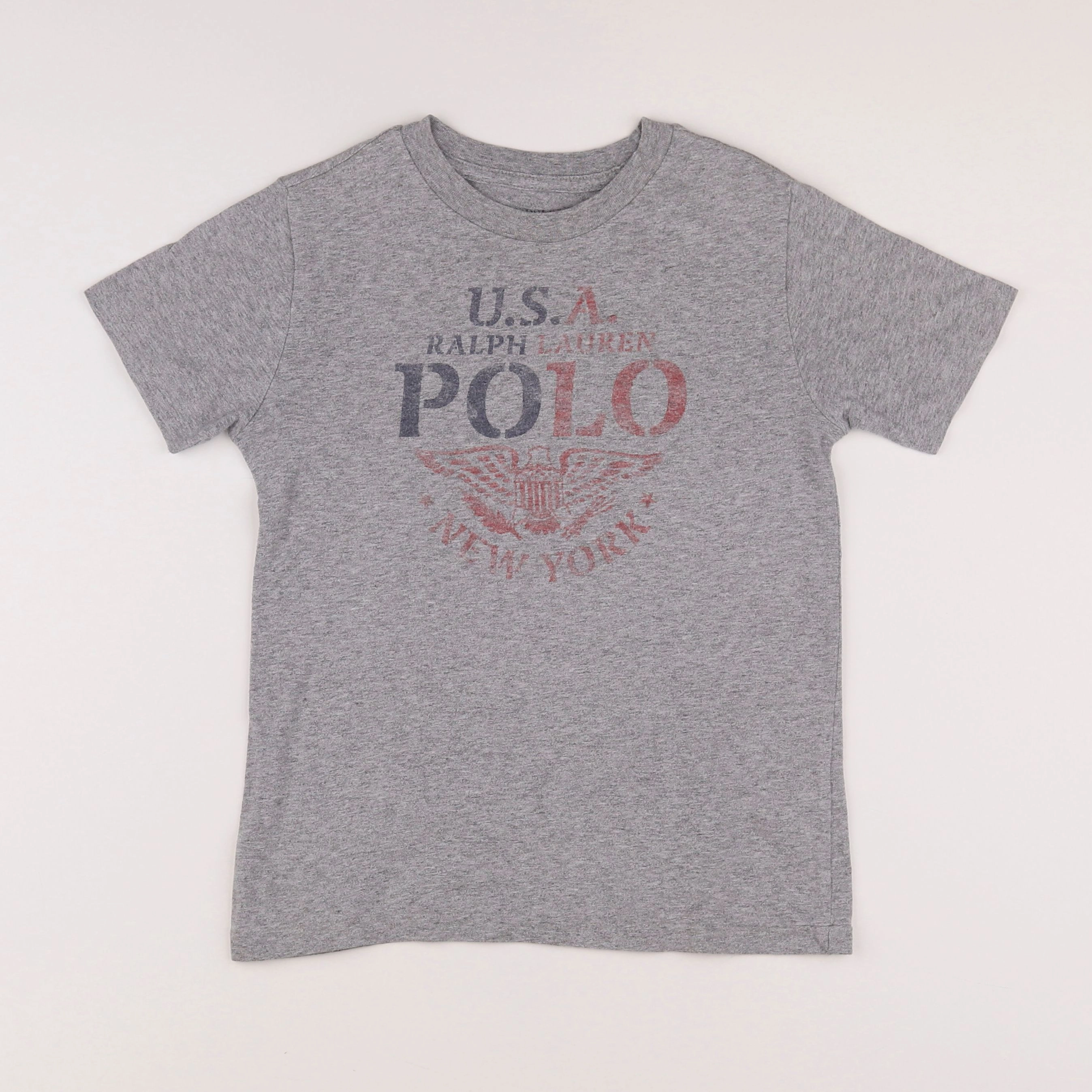 Ralph Lauren - tee-shirt gris - 6 ans