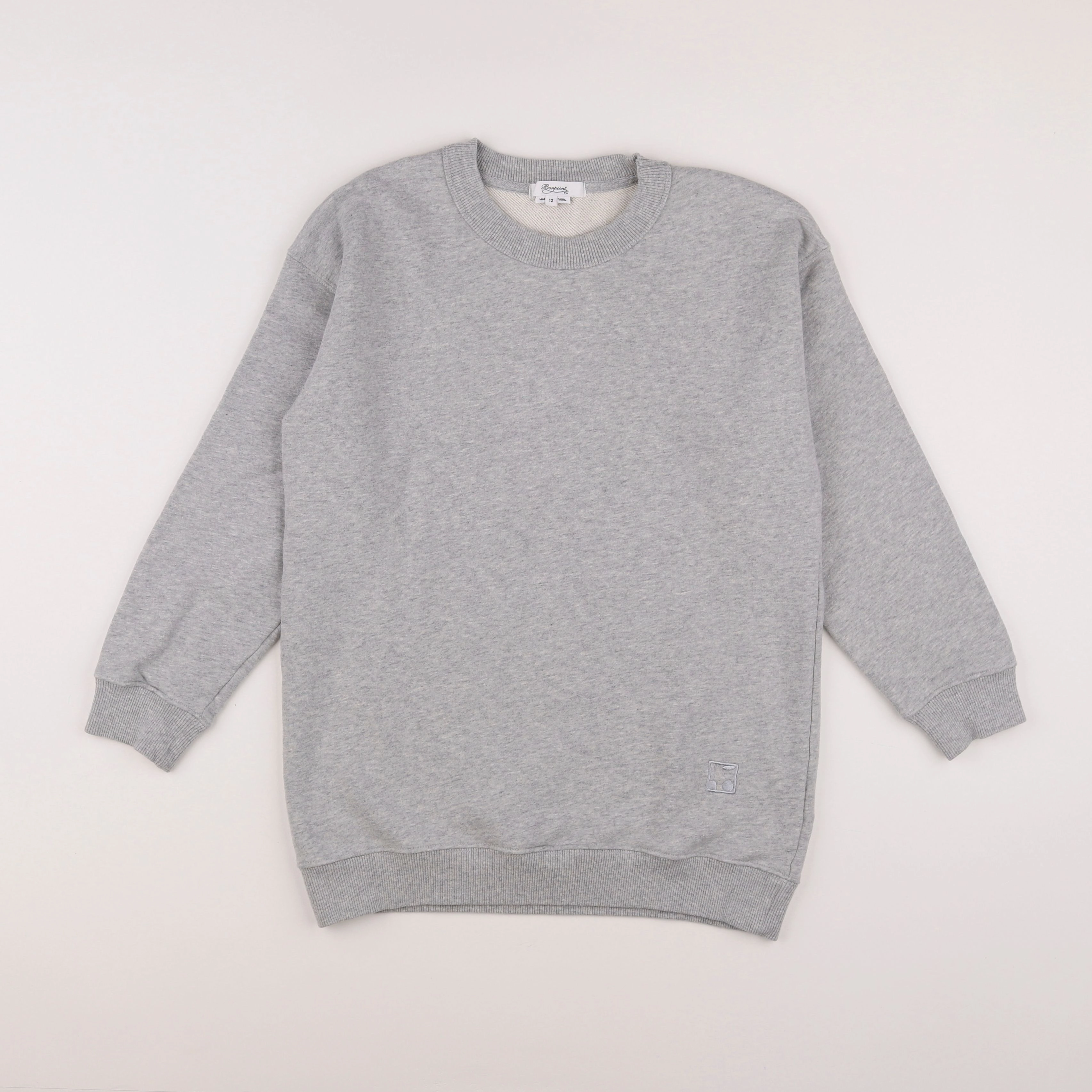 Bonpoint - sweat gris - 12 ans