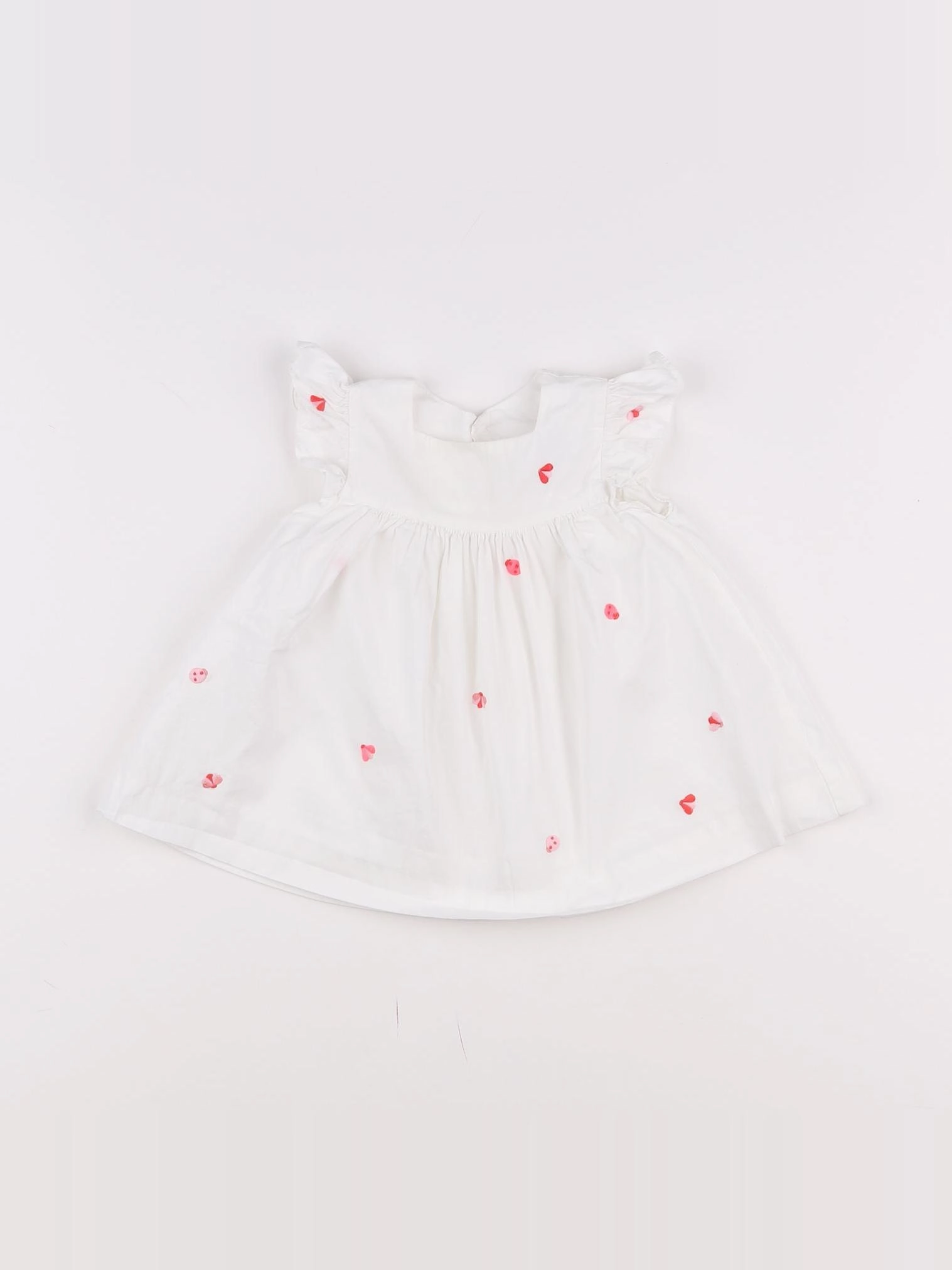 Jacadi - robe blanc - 6 mois