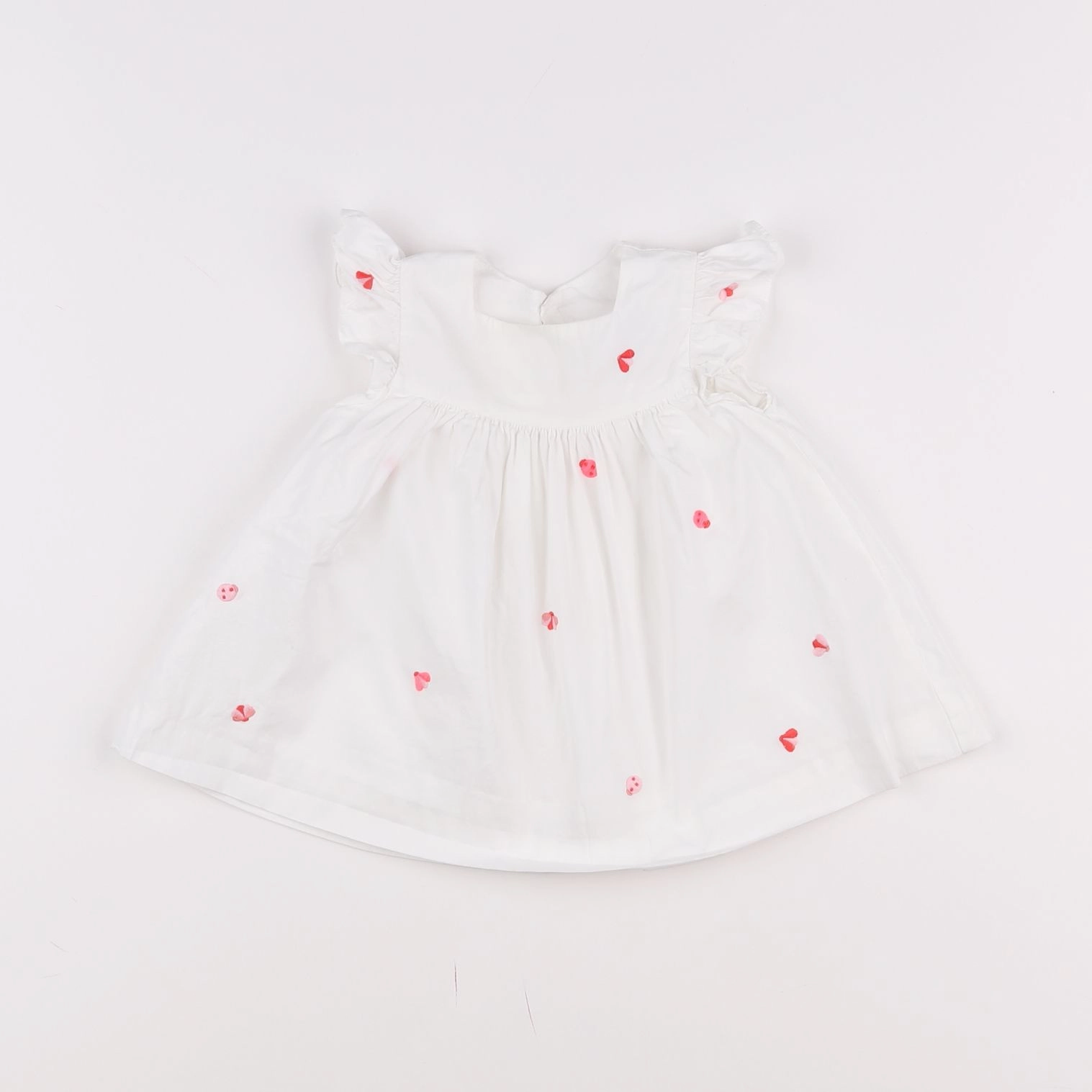 Jacadi - robe blanc - 6 mois
