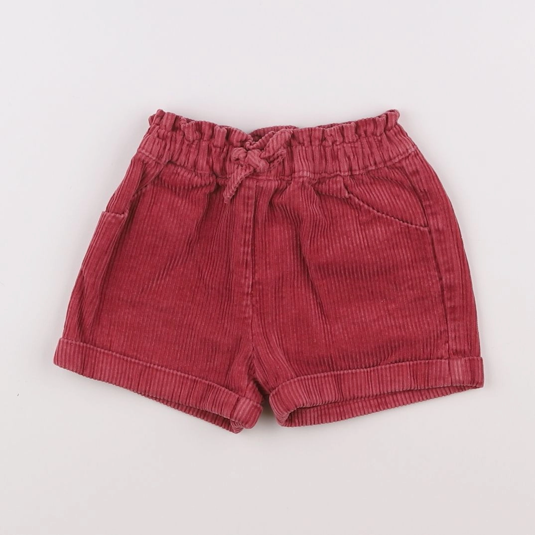 Vertbaudet - short rose - 18 mois