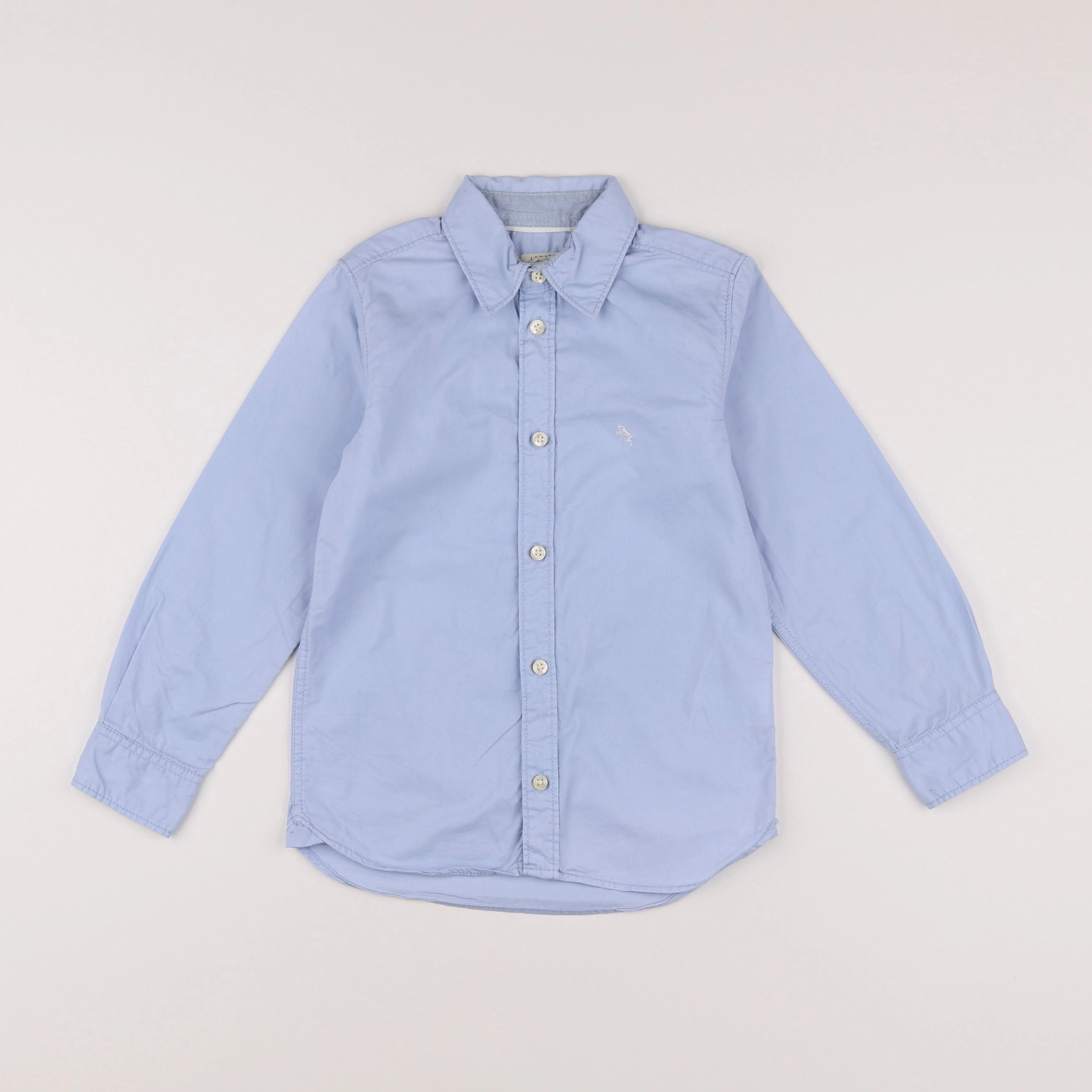 H&M - chemise bleu - 5/6 ans