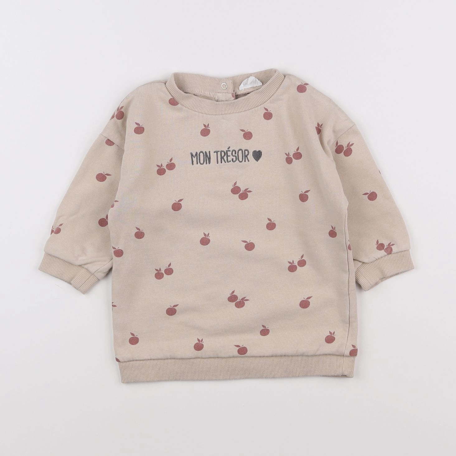 Vertbaudet - robe beige - 18 mois