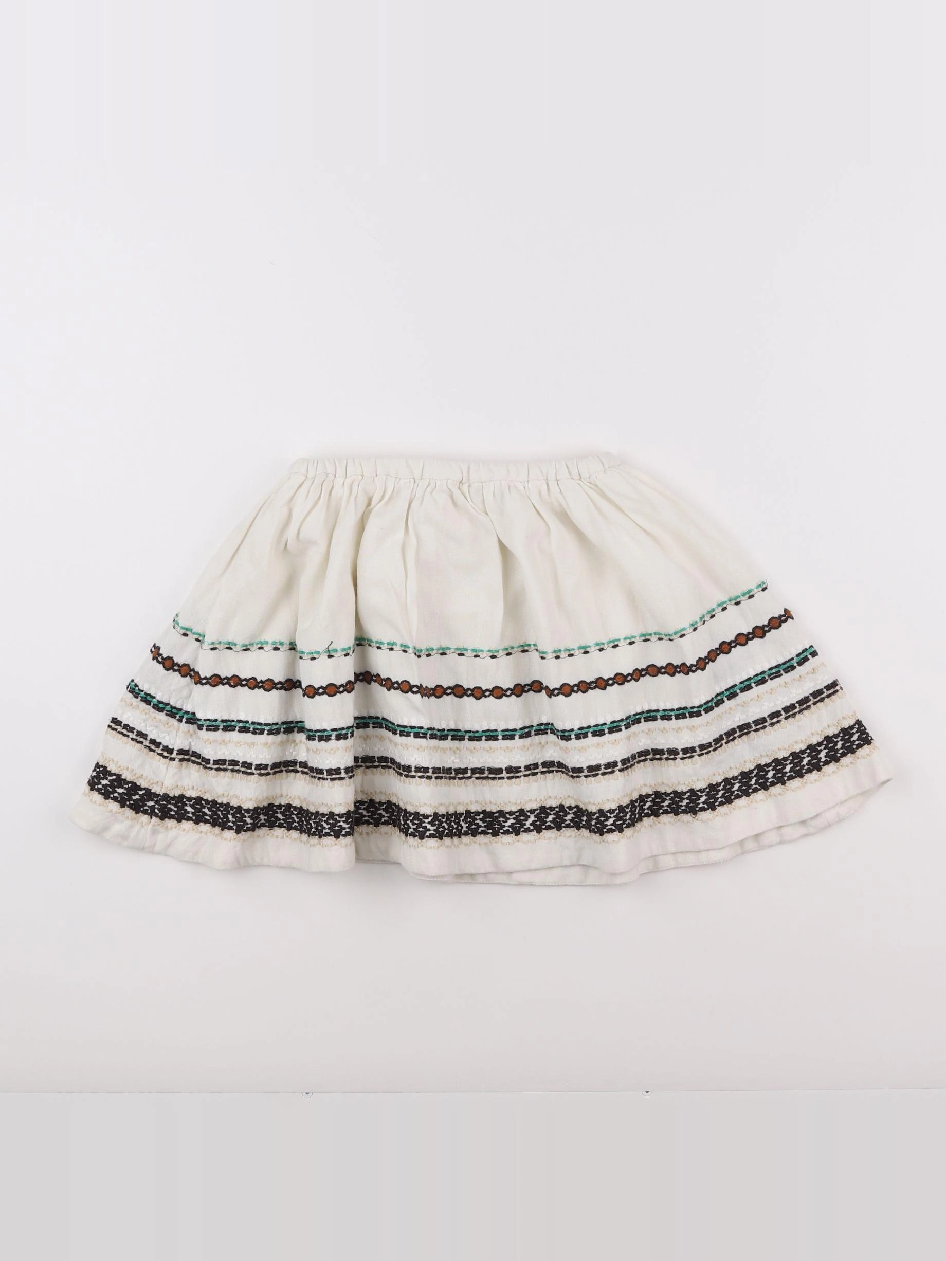 Bonpoint - jupe blanc - 6 ans