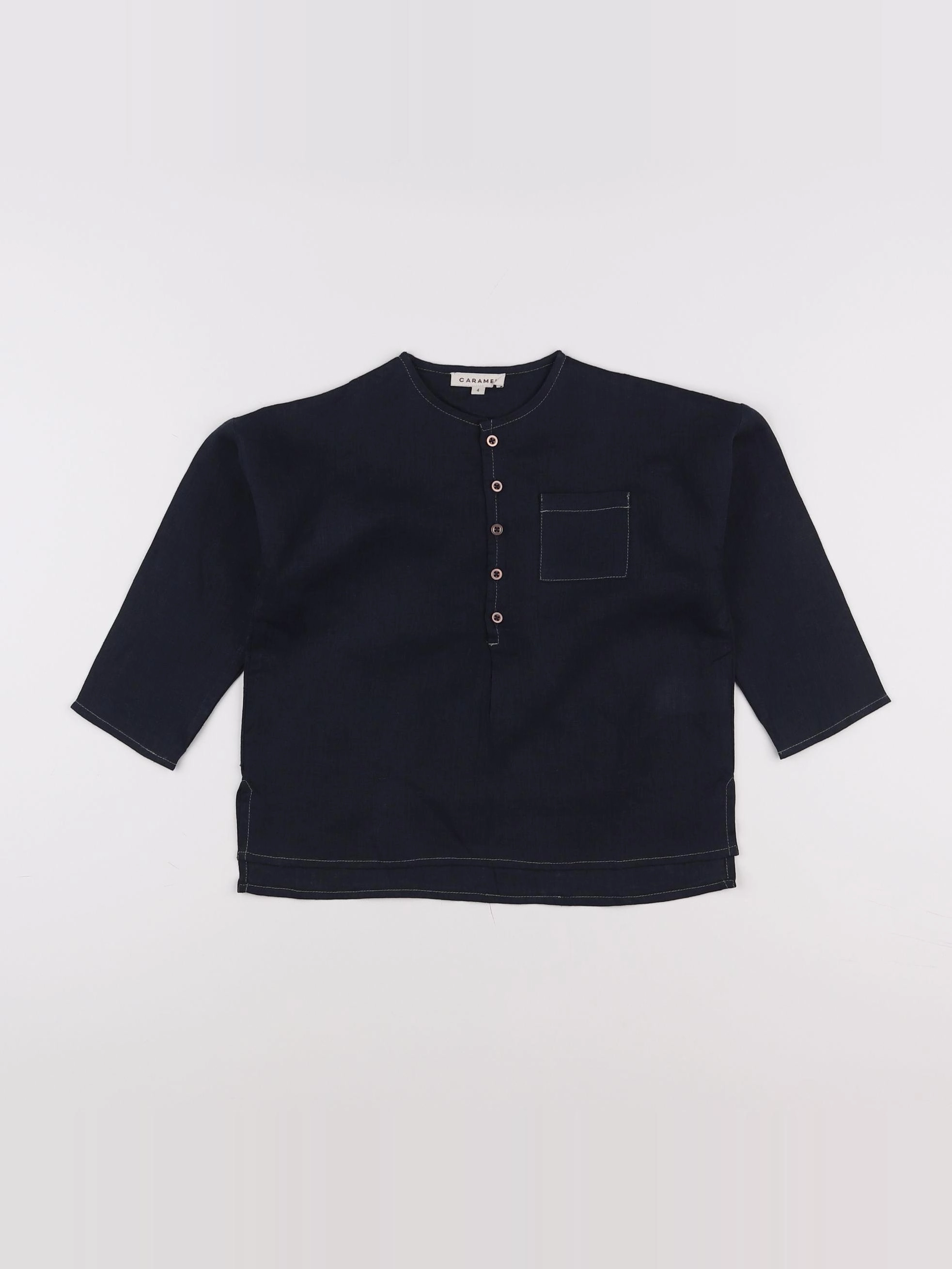 Caramel - chemise bleu - 4 ans