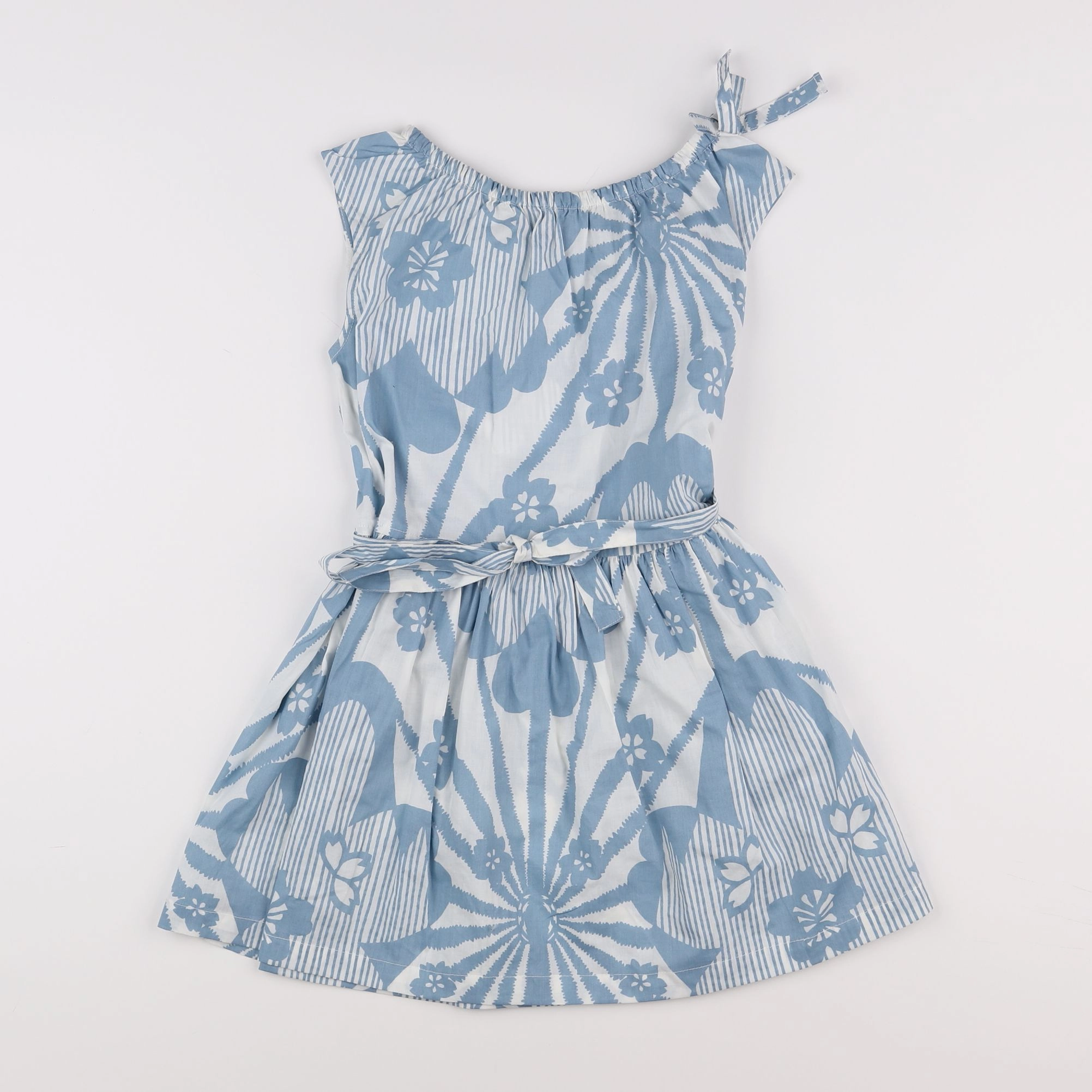 Caramel - robe bleu - 4 ans