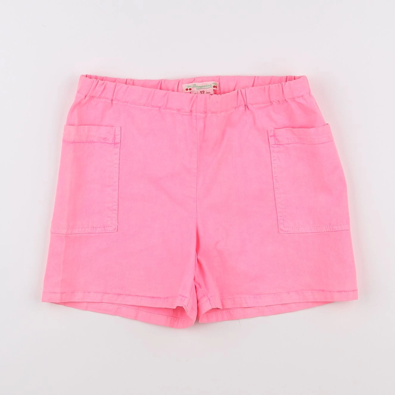 Bonpoint - short rose fluo - 12 ans