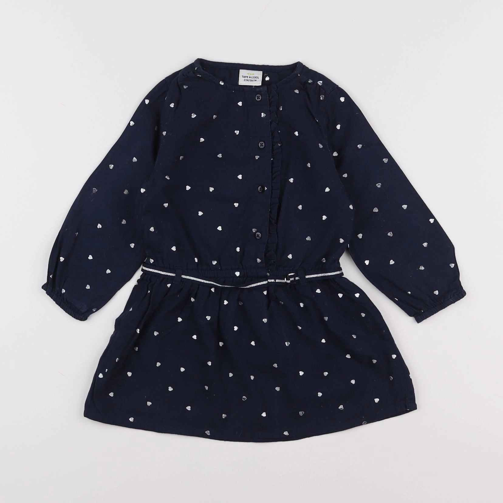 Tape à l'oeil - robe bleu - 2 ans