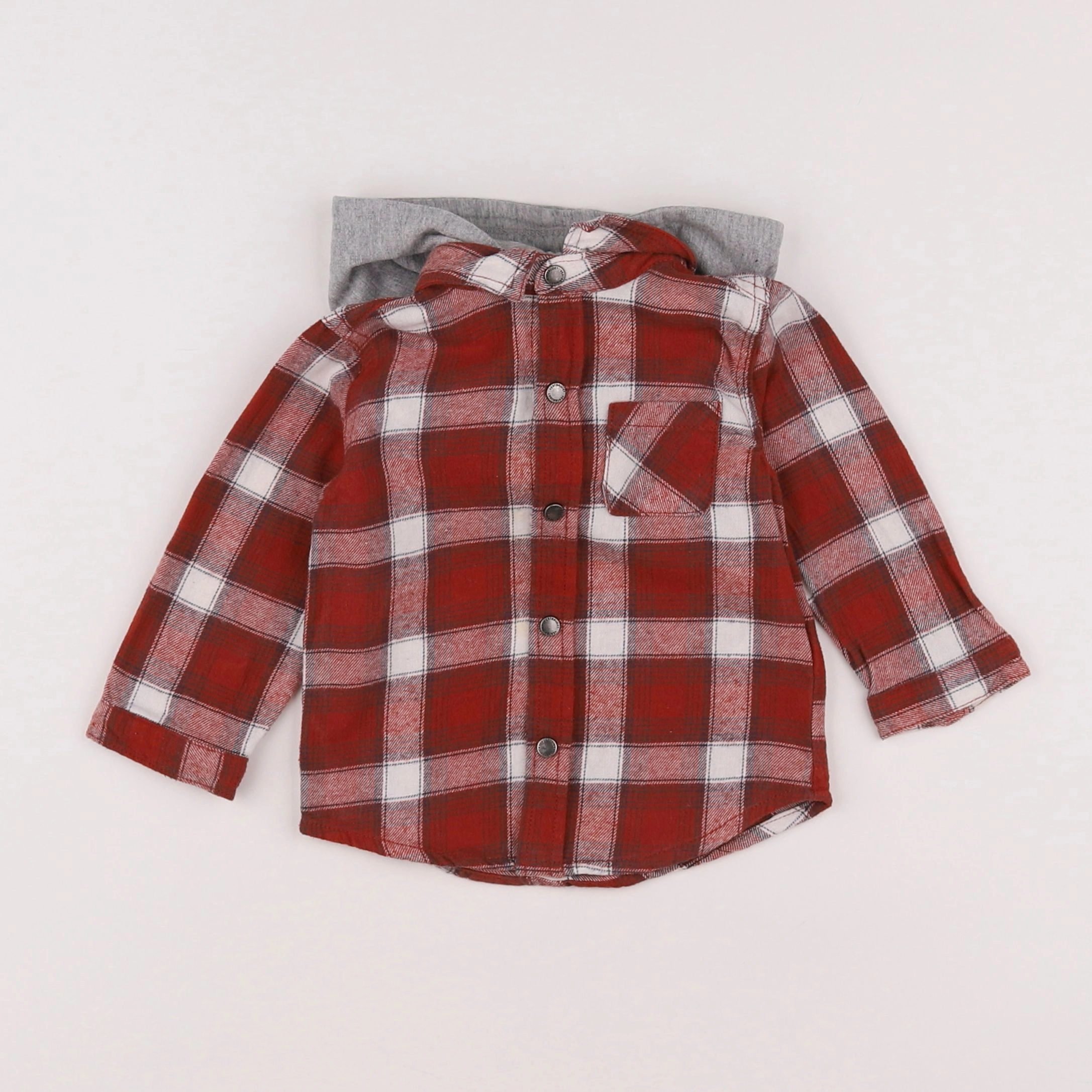 Vertbaudet - chemise multicolore - 12 mois