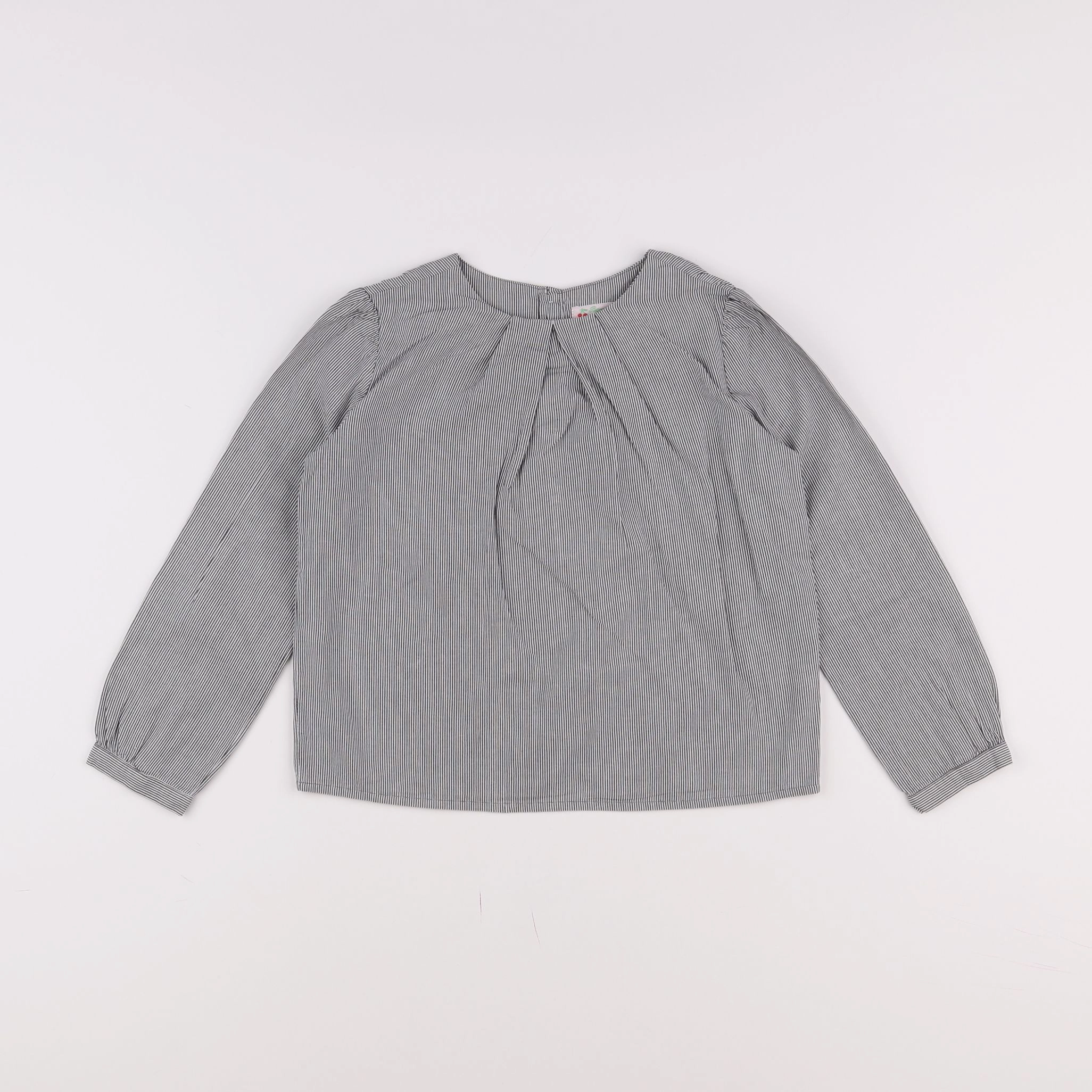 Bonpoint - blouse blanc, bleu - 6 ans