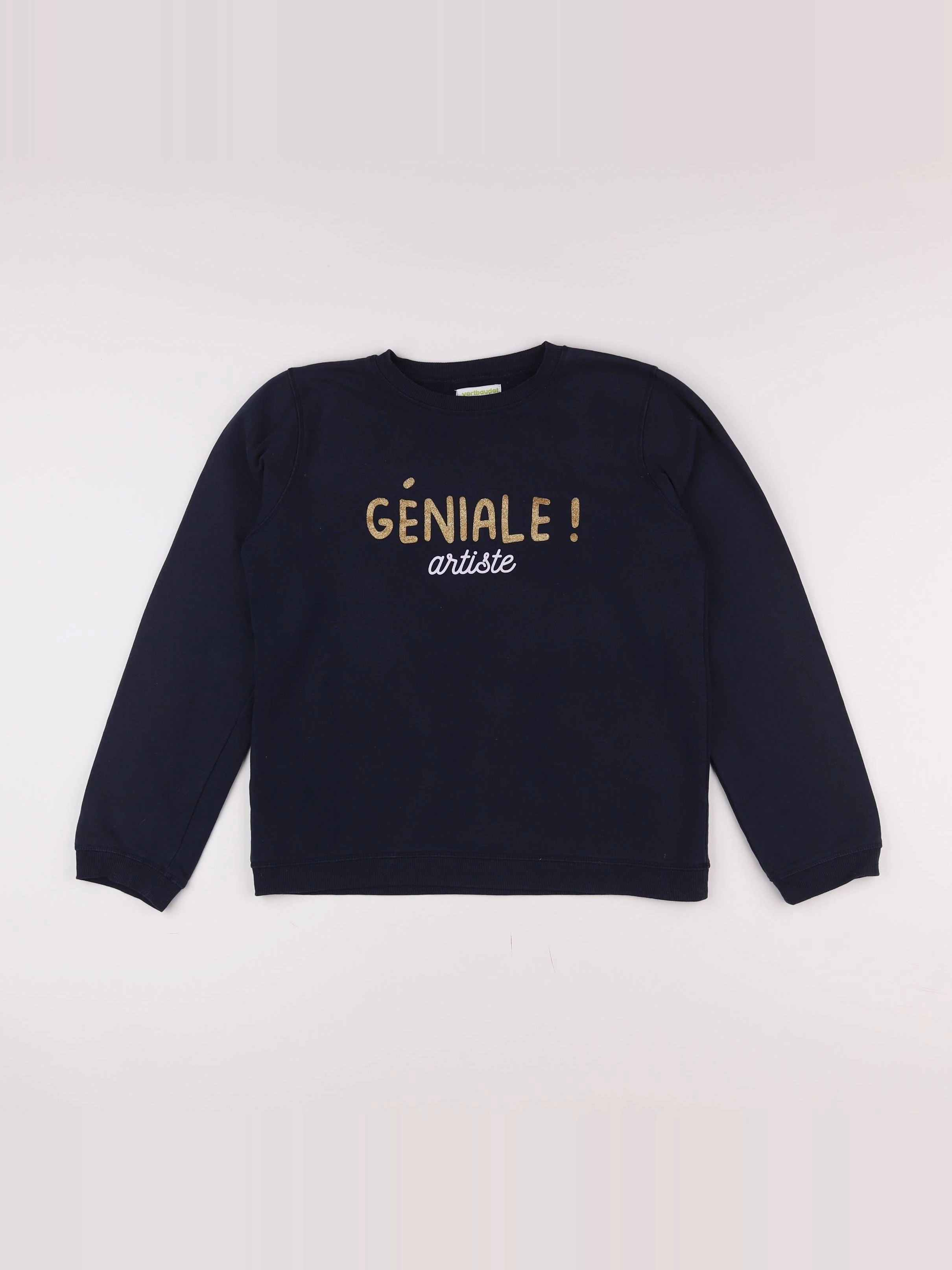 Vertbaudet - sweat bleu - 14 ans