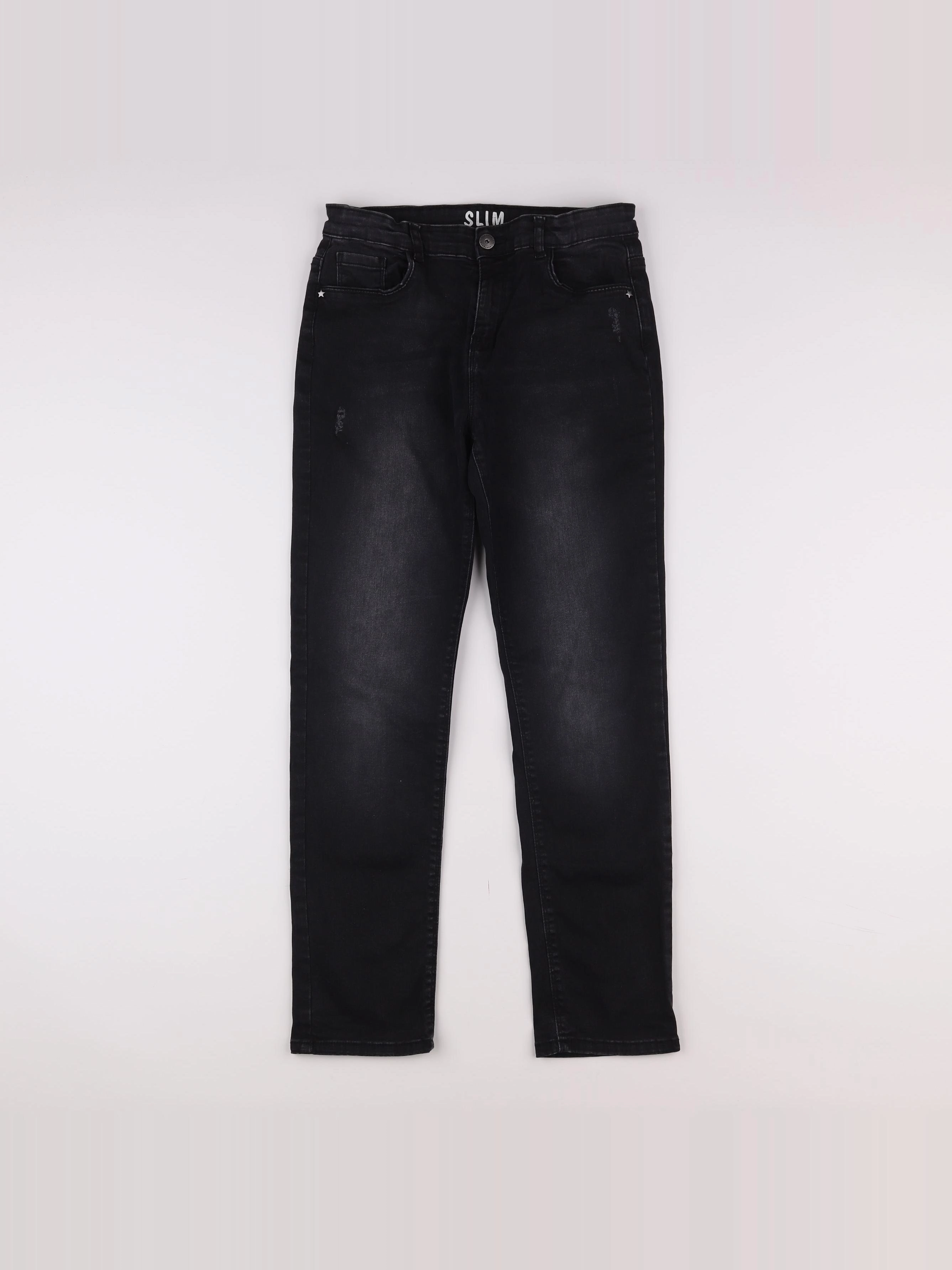 Vertbaudet - jean noir - 14 ans