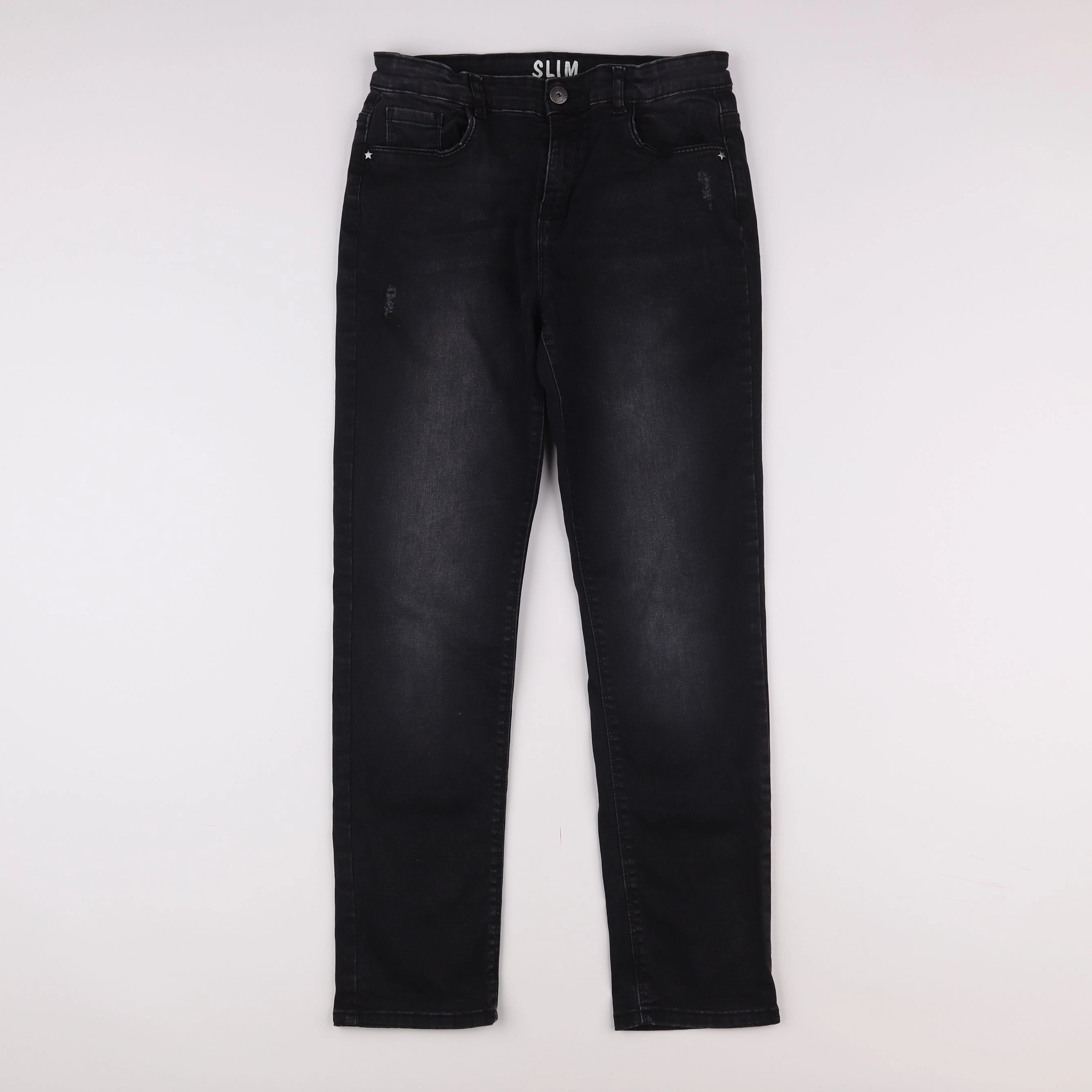 Vertbaudet - jean noir - 14 ans