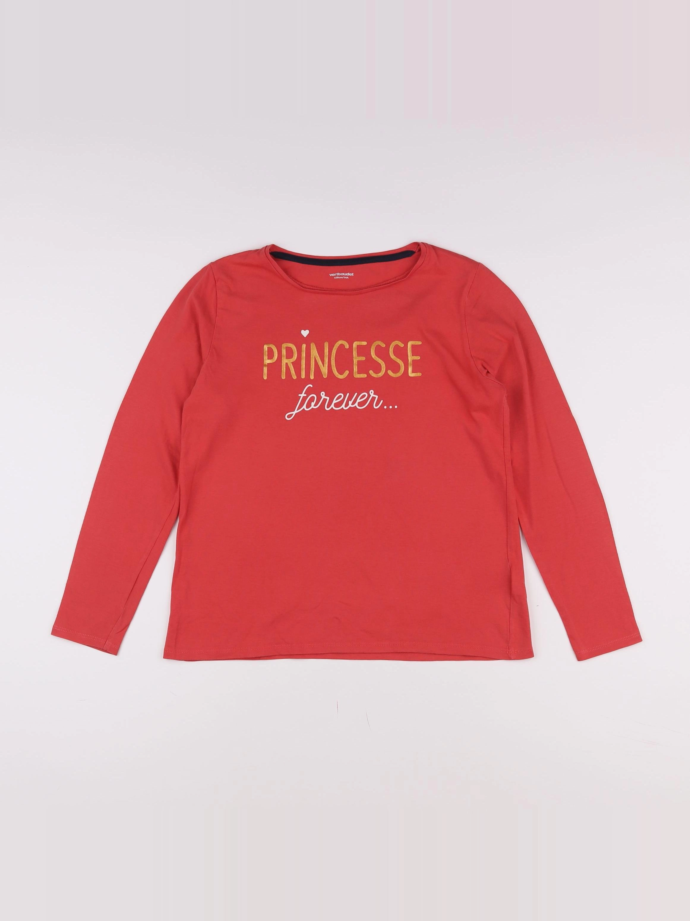 Vertbaudet - tee-shirt rose - 14 ans