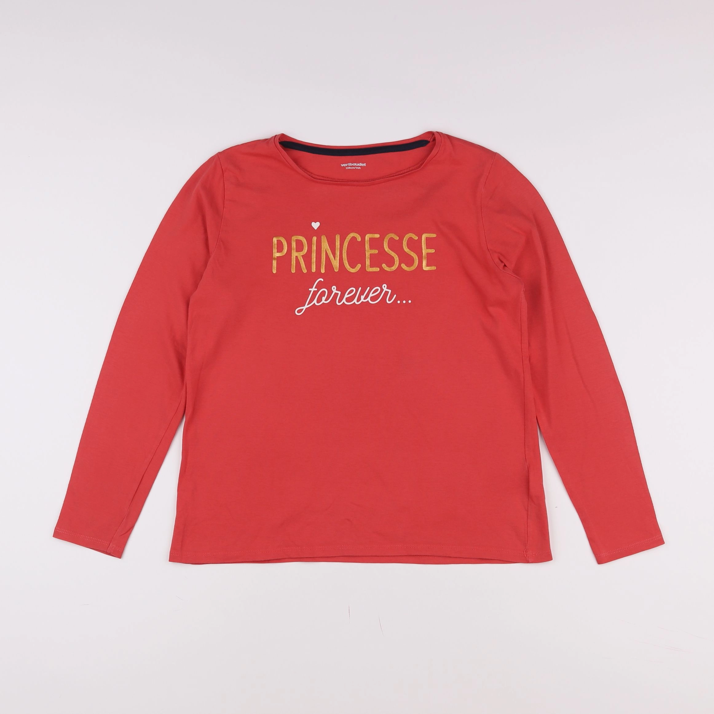 Vertbaudet - tee-shirt rose - 14 ans