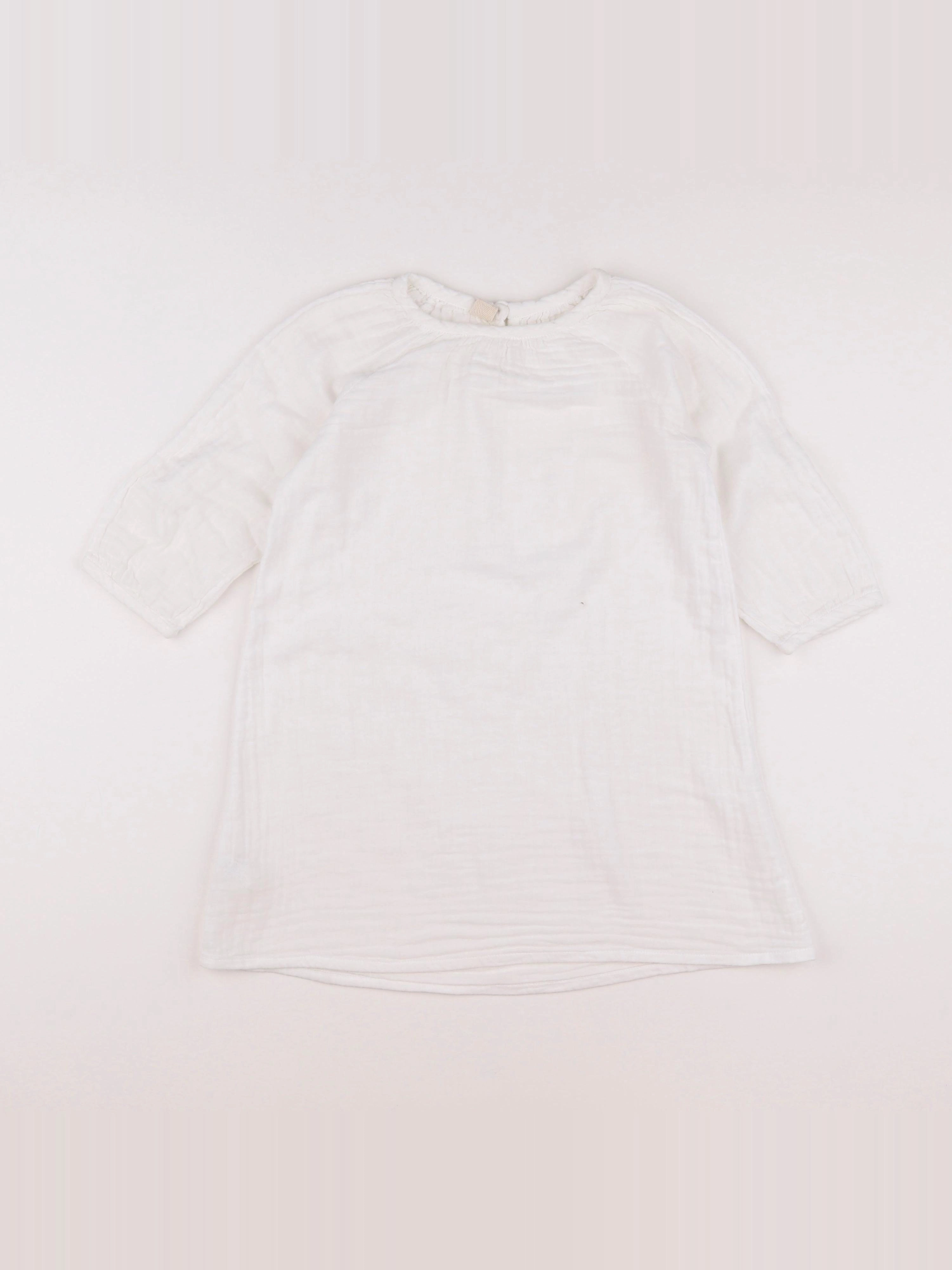 Numero 74 - robe blanc - 5 ans