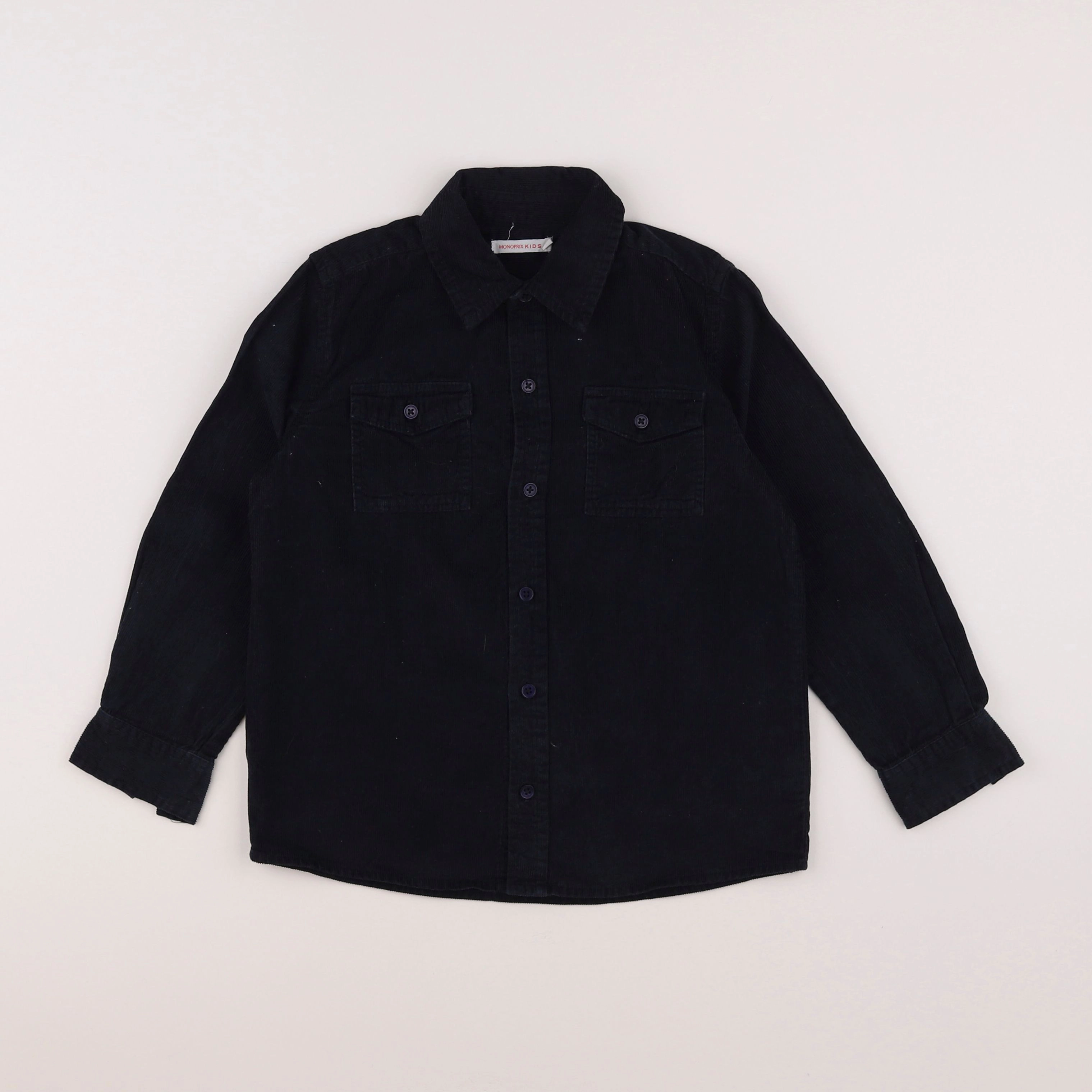 Monoprix - chemise bleu - 6 ans