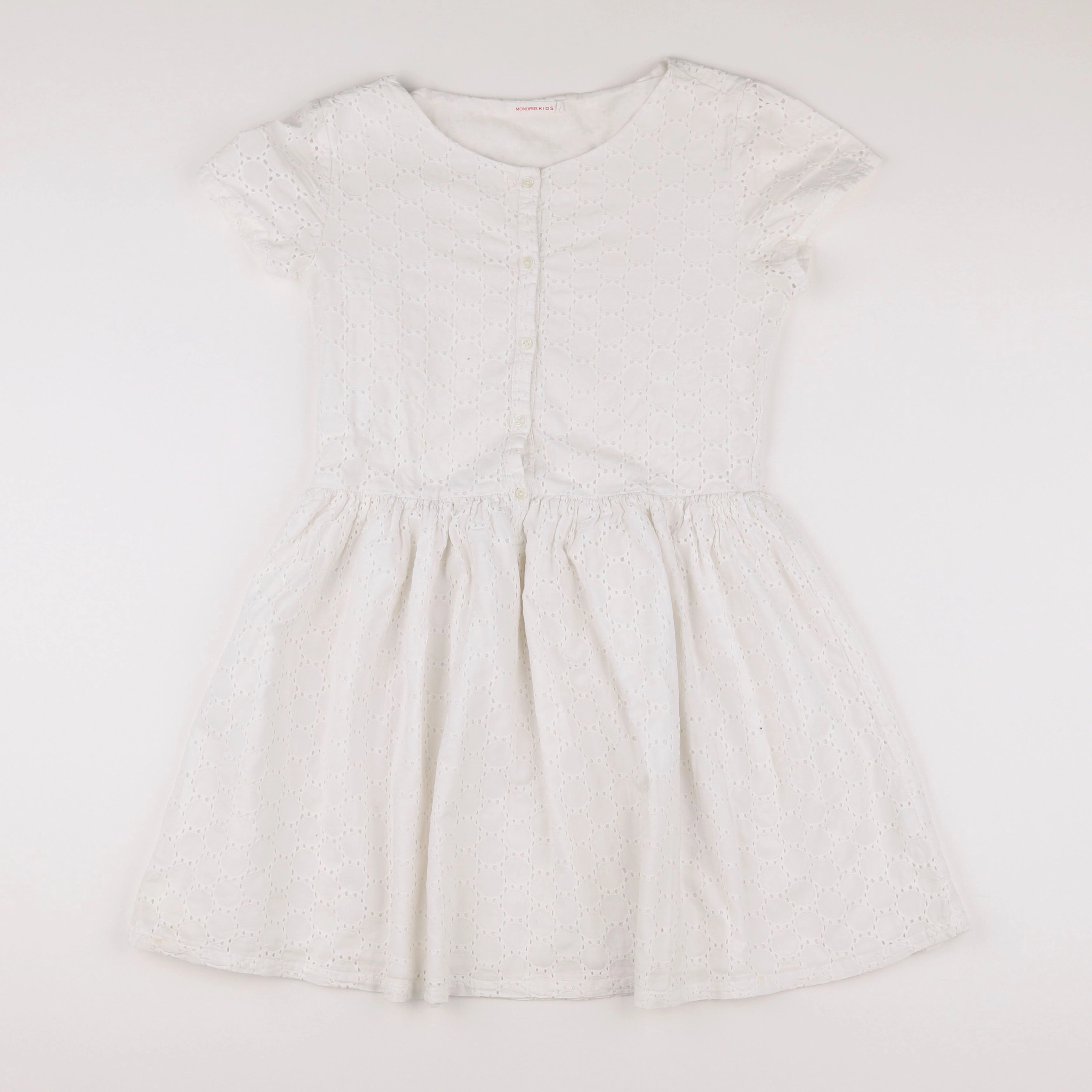 Monoprix - robe blanc - 14 ans