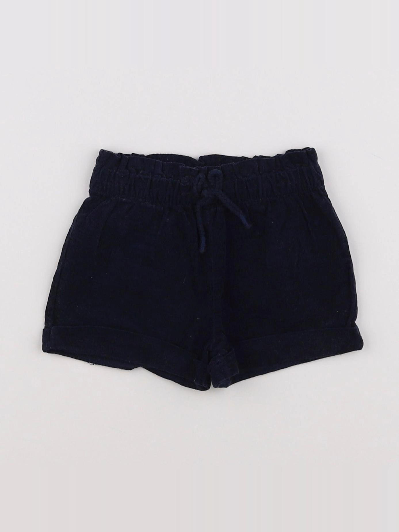 Vertbaudet - short bleu - 12 mois