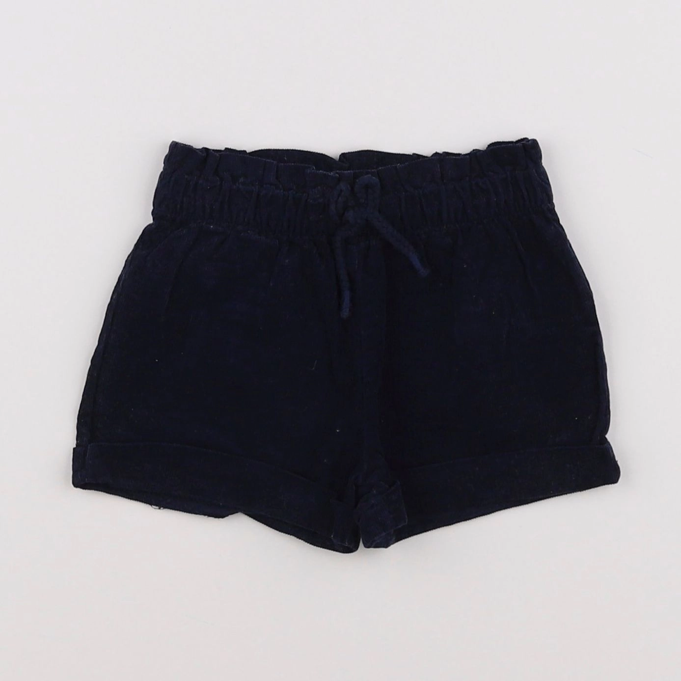 Vertbaudet - short bleu - 12 mois