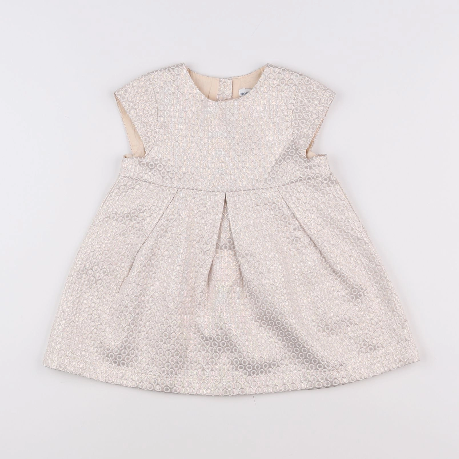 Vertbaudet - robe or - 2 ans
