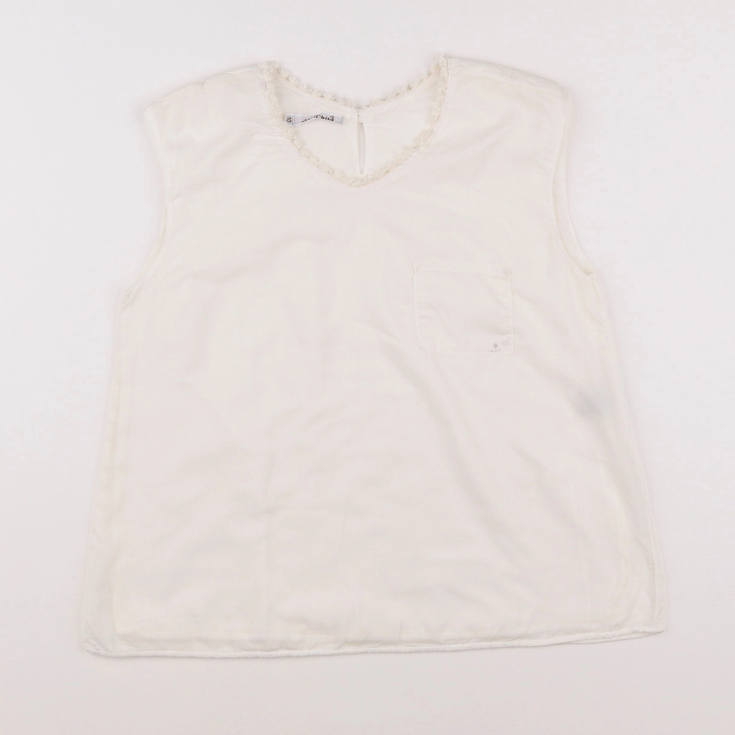 Sunchild - blouse blanc - 8 ans