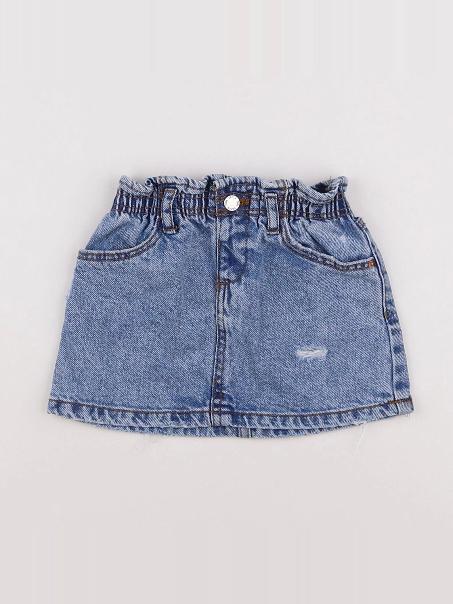 Zara - jupe bleu - 12/18 mois