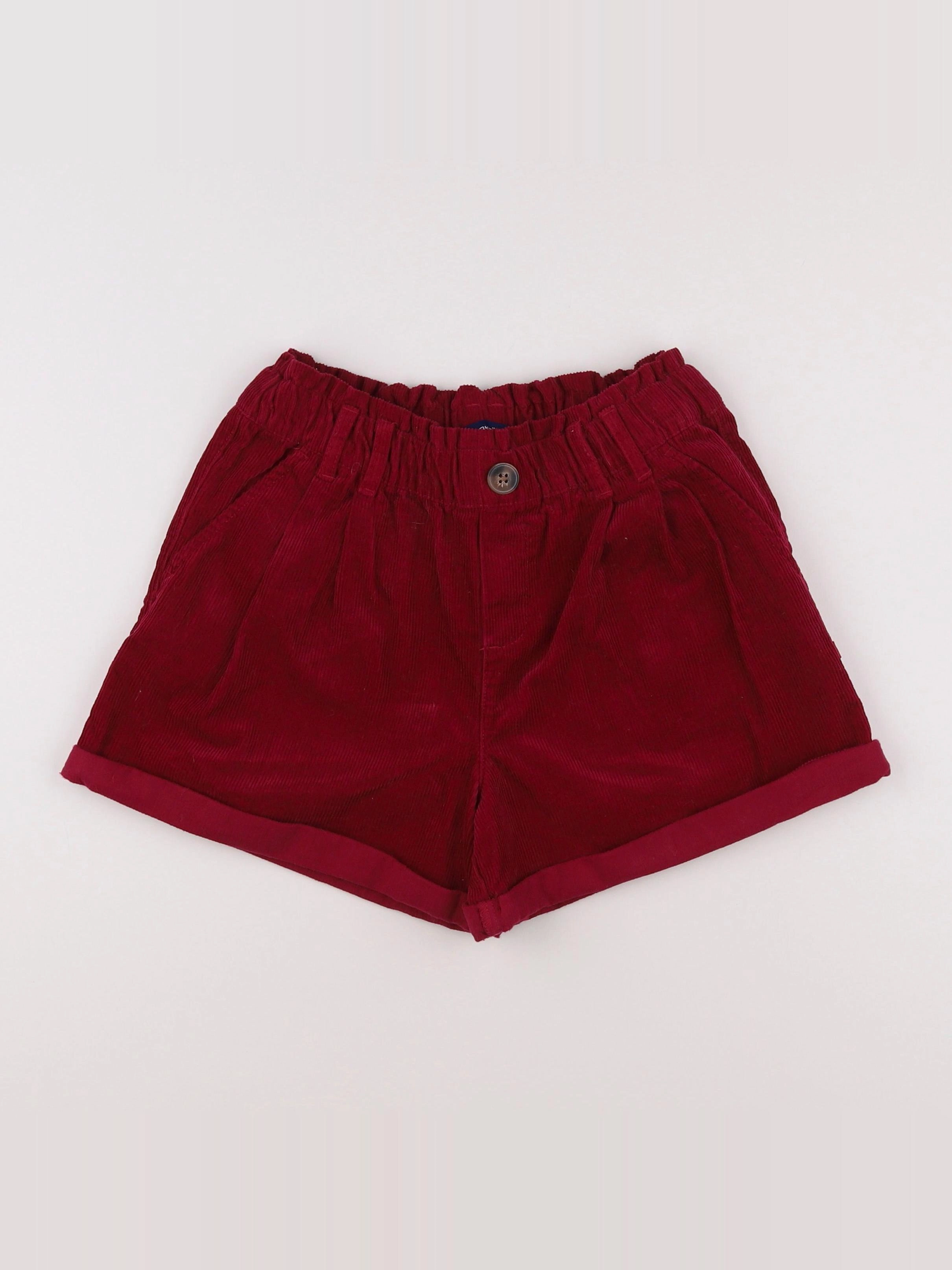 Okaidi - short rouge - 12 ans