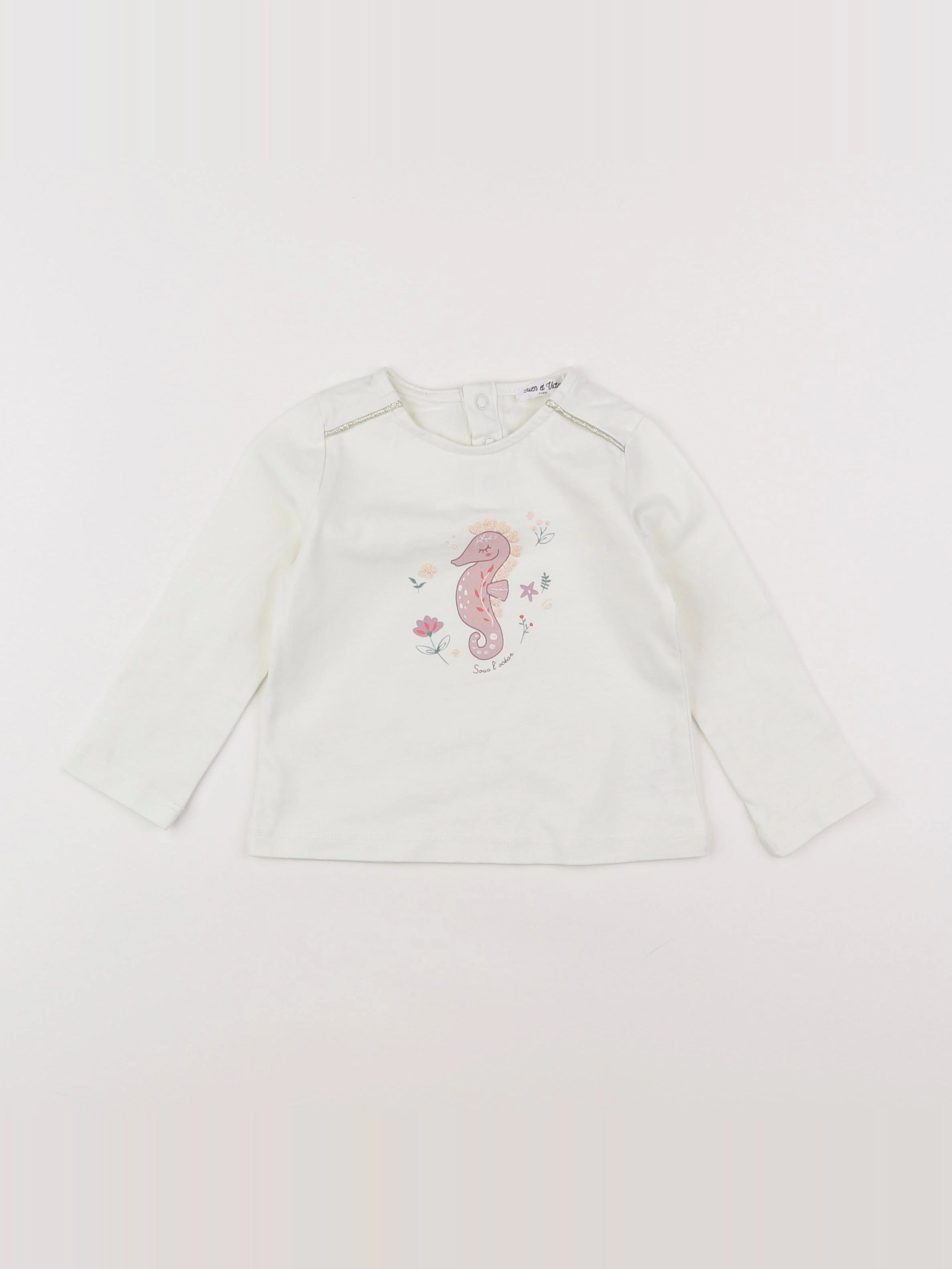 Eden & Victor - tee-shirt beige - 18 mois