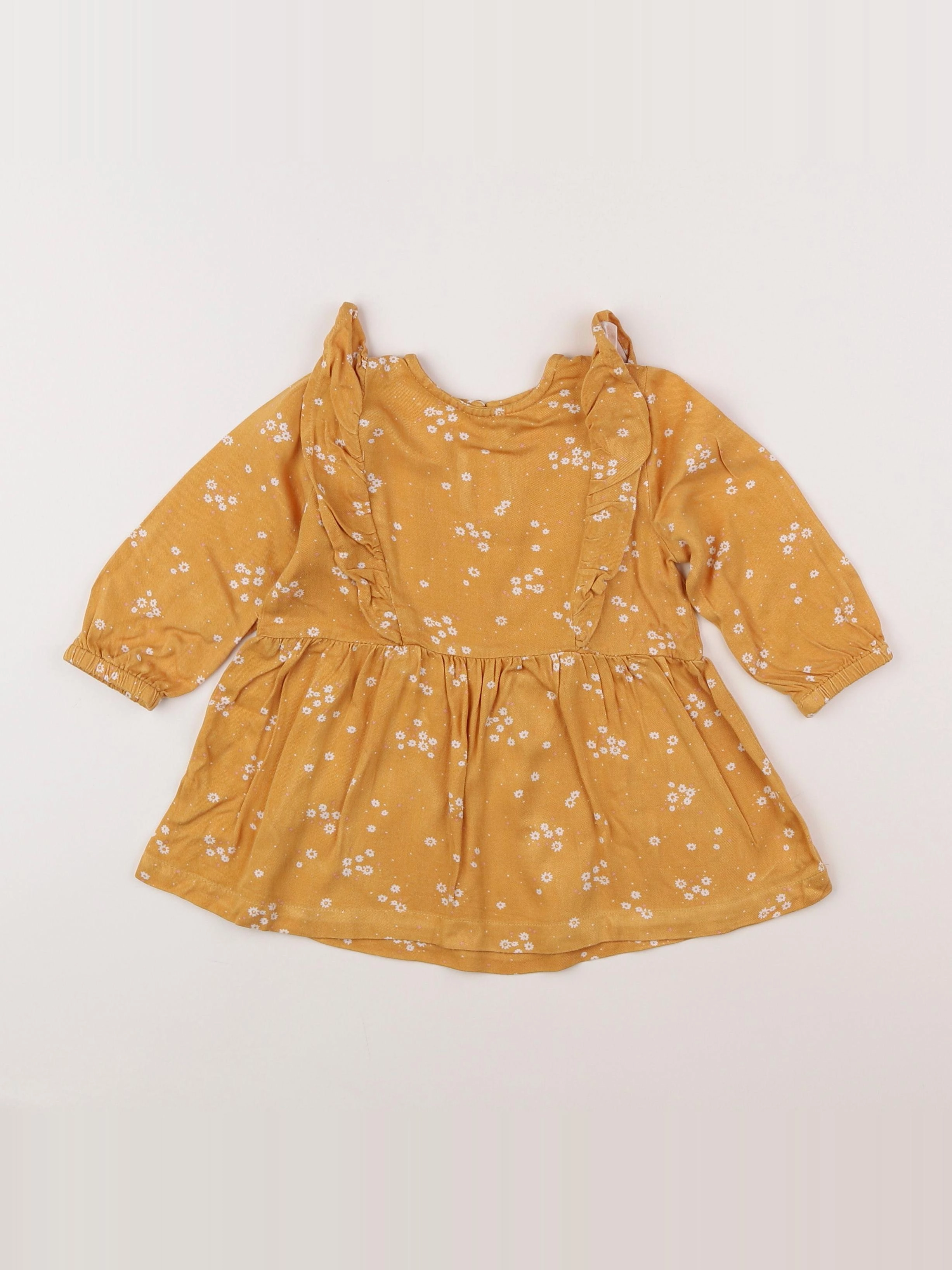 Vertbaudet - robe jaune - 12 mois