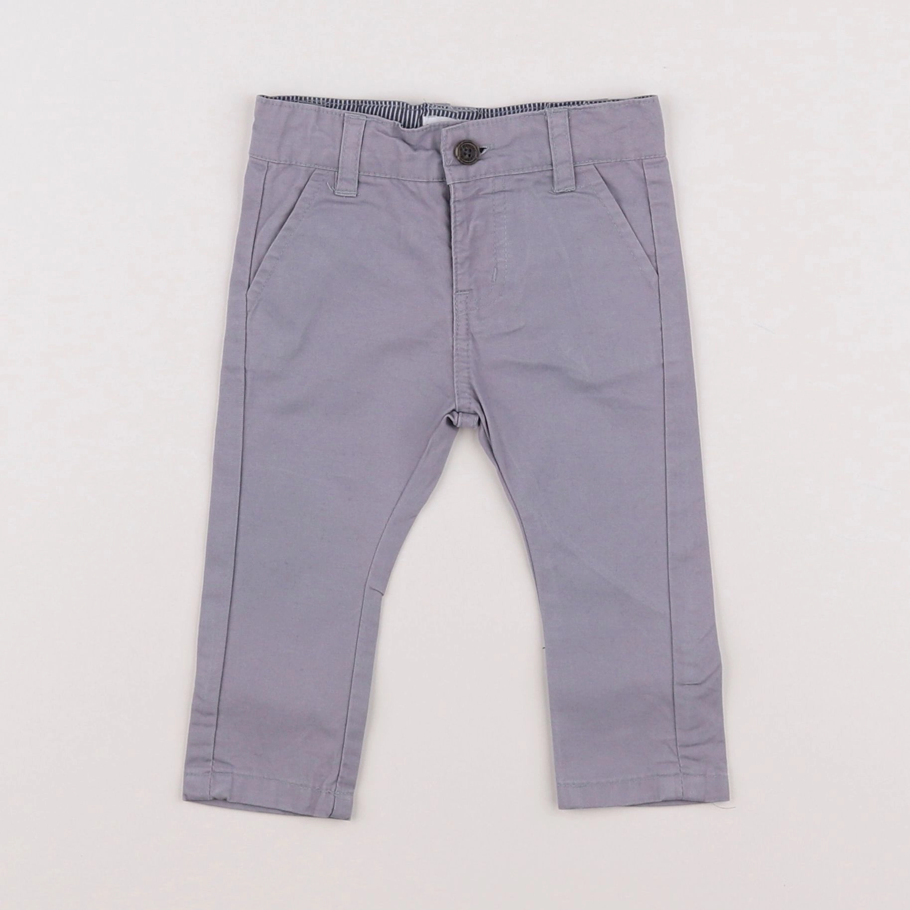 Vertbaudet - pantalon gris - 3 mois